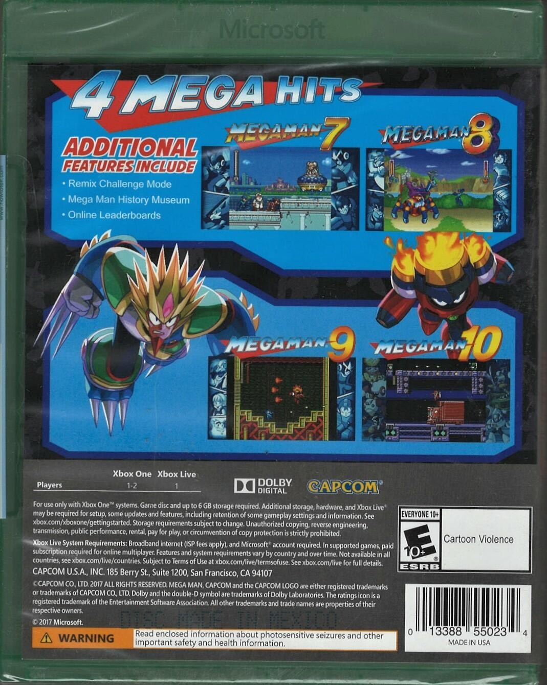 Mega Man Legacy Collection 2 Xbox One (Brand New Factory Sealed US Version) Xbox
