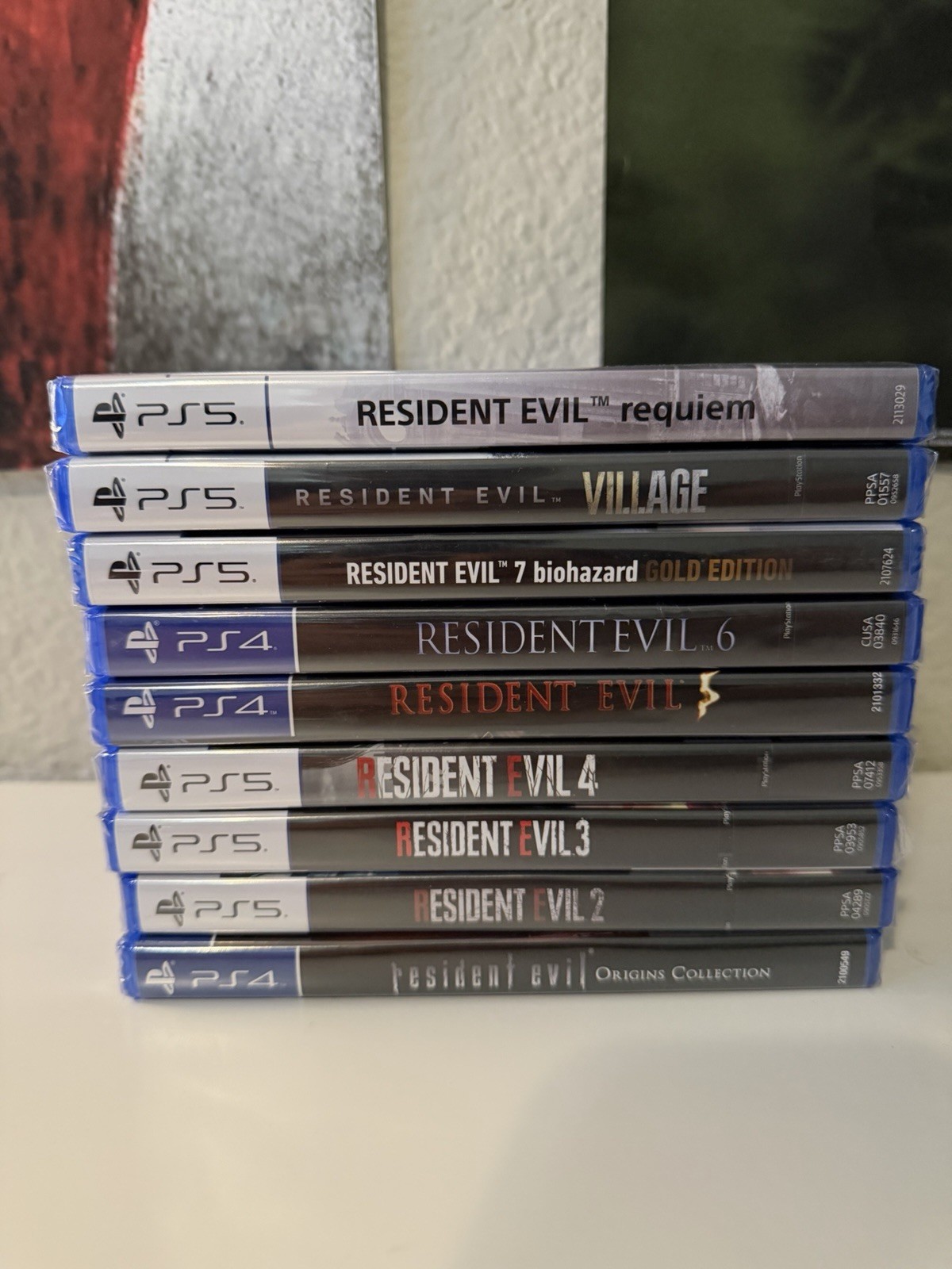 Resident Evil 0-9 BUNDLE – PS4/PS5 – Brand New | Factory Sealed |
