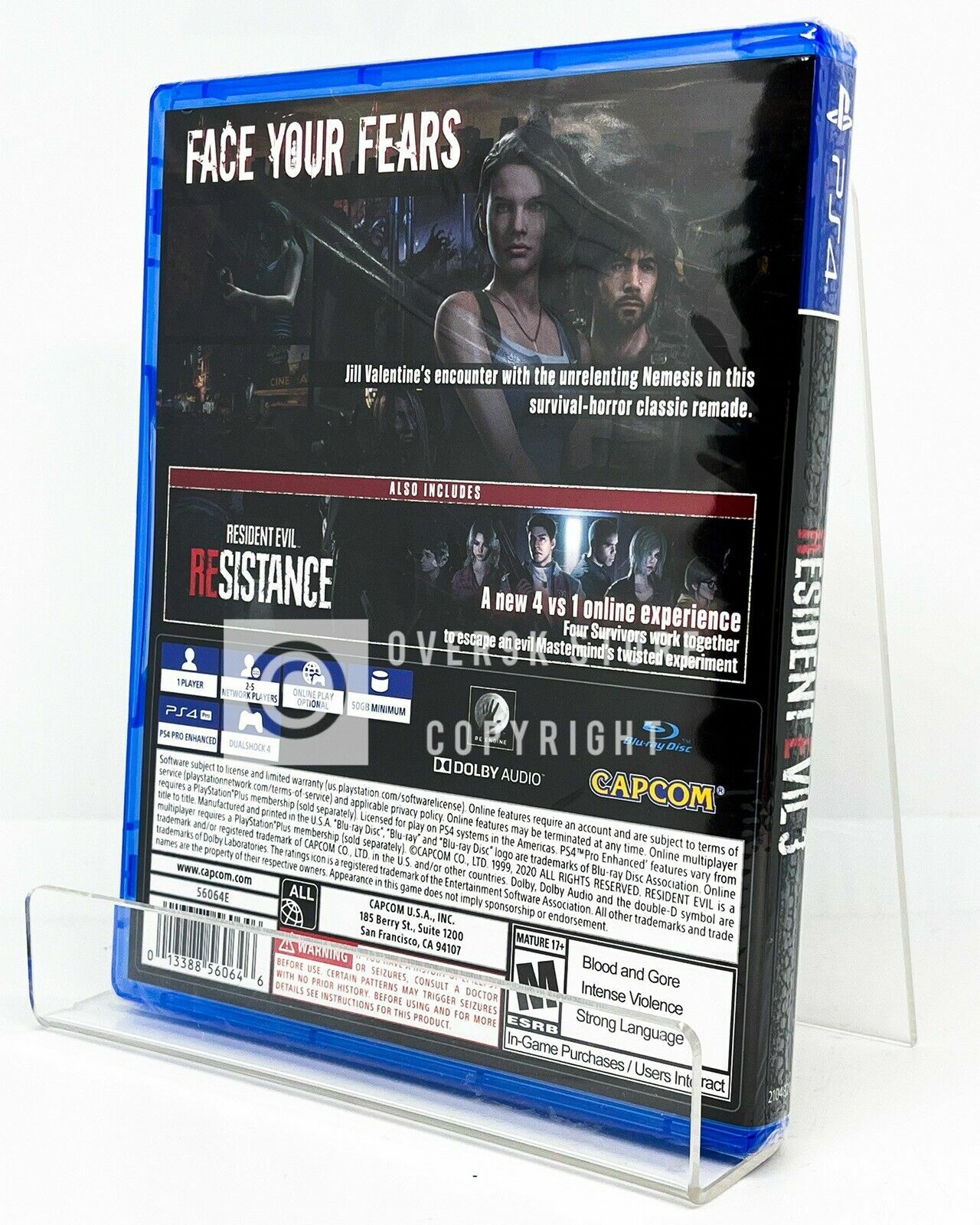 Resident Evil 3 – PS4 – Brand New | Factory Sealed