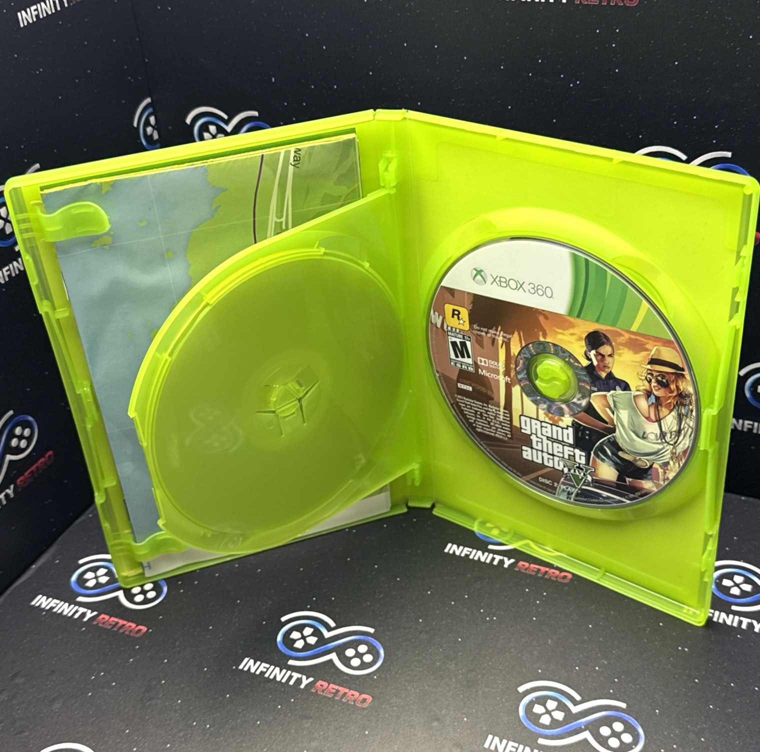Grand Theft Auto V Microsoft Xbox 360 CIB Complete With Map Refurbished & Tested