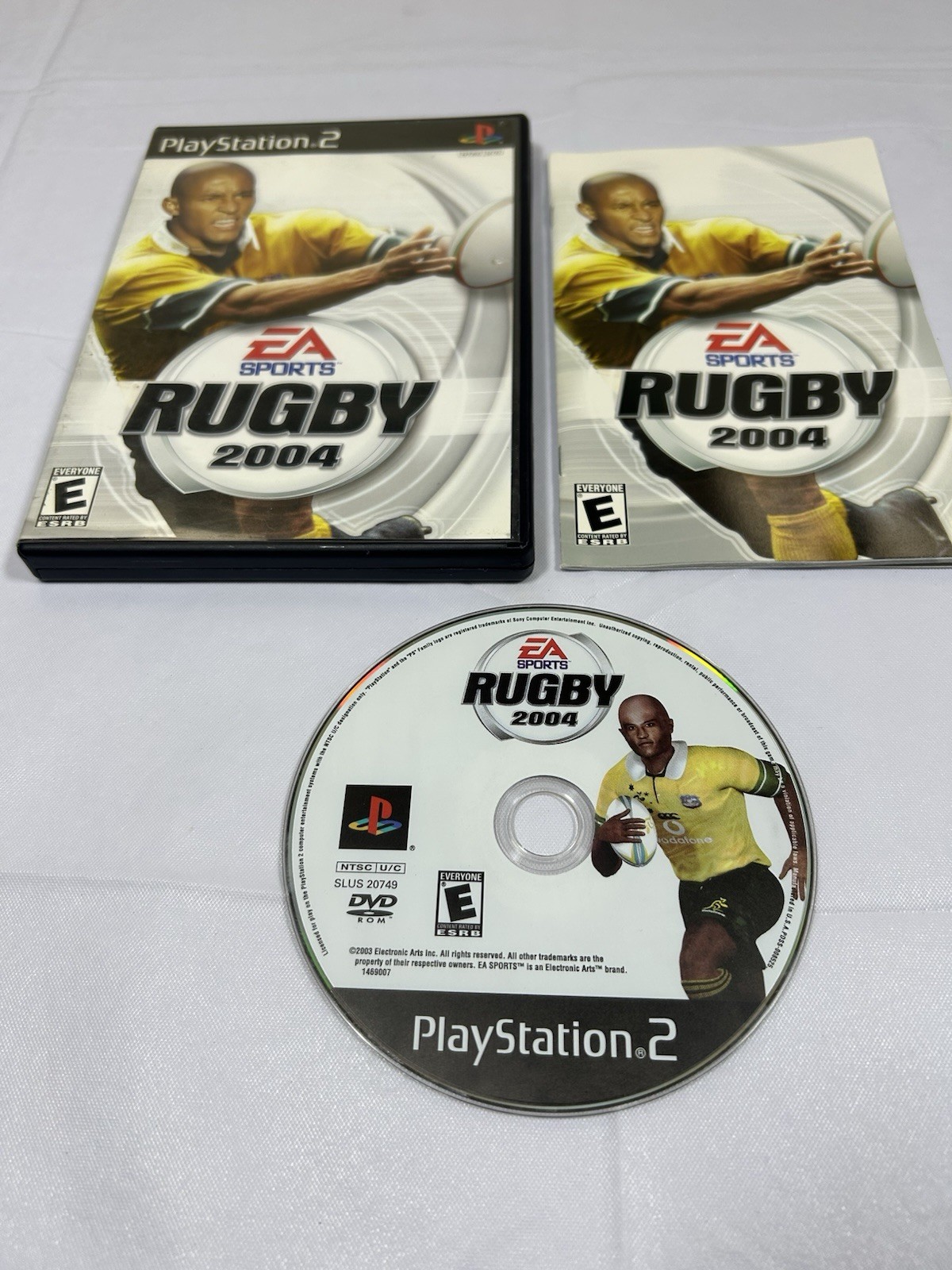 Rugby 2004 COMPLETE Black Label Sony PS2 Playstation Video Games EA Sports