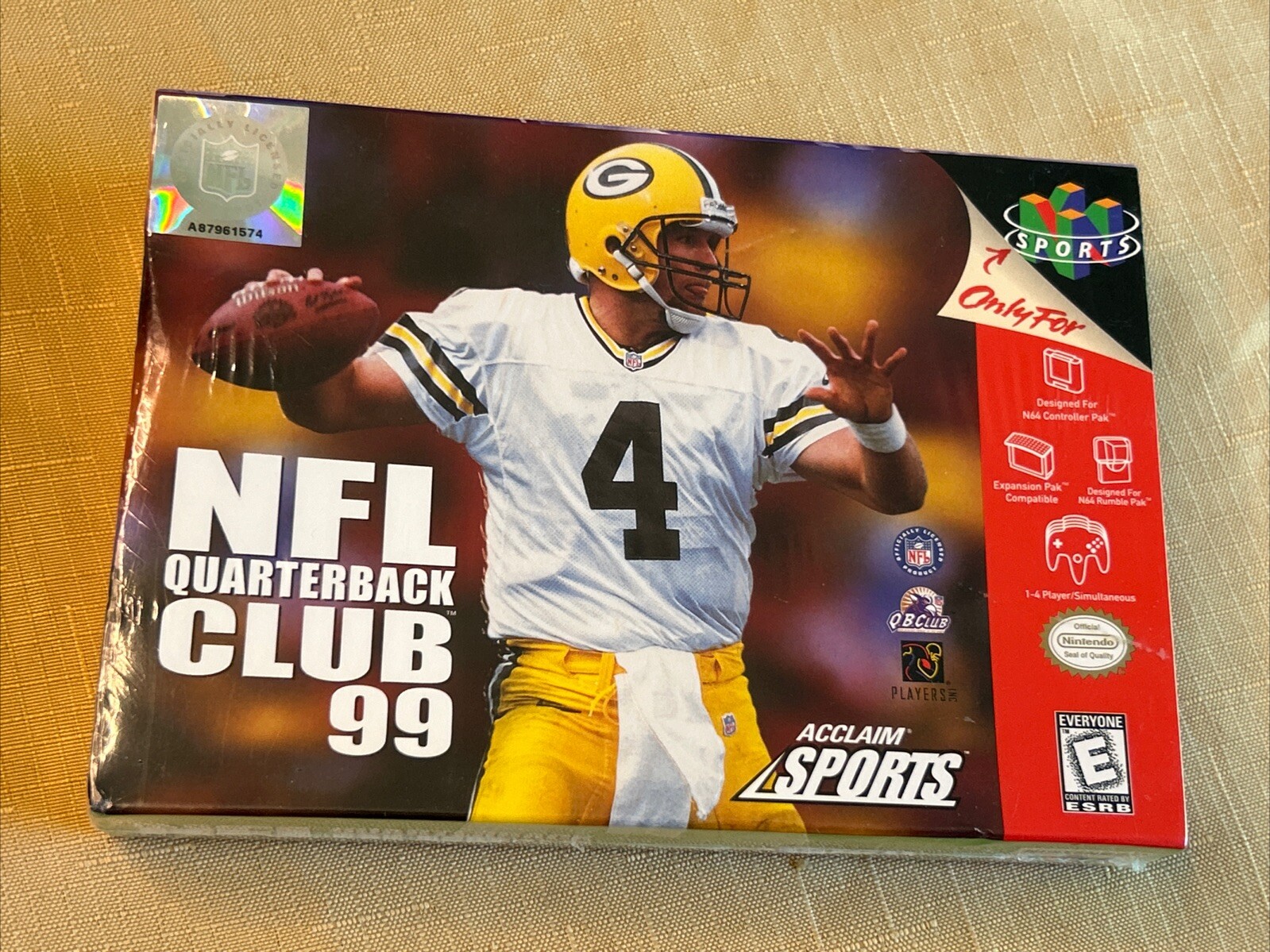NFL Quarterback Club 99 (Nintendo 64) -Factory Sealed –