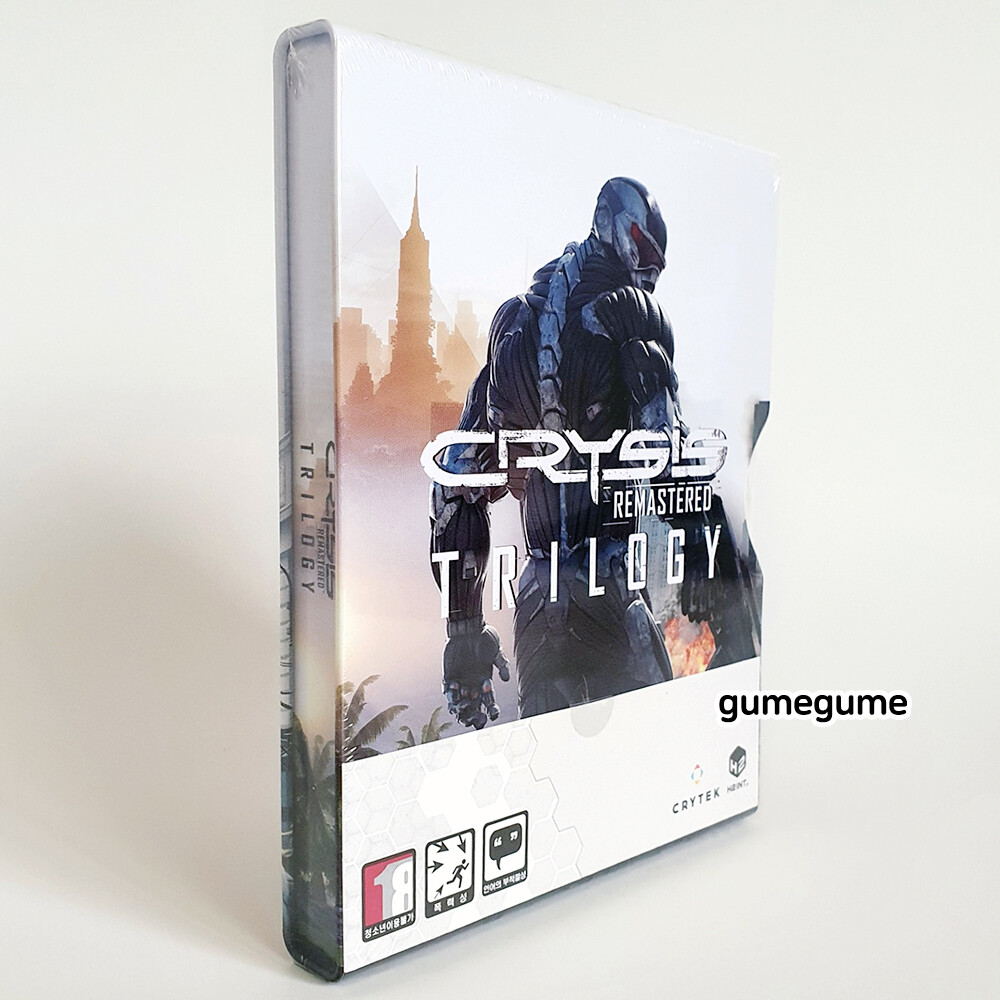 PS4 Crysis Remastered Trilogy English & Metal Slip Case Steel Sleeve Steelbook