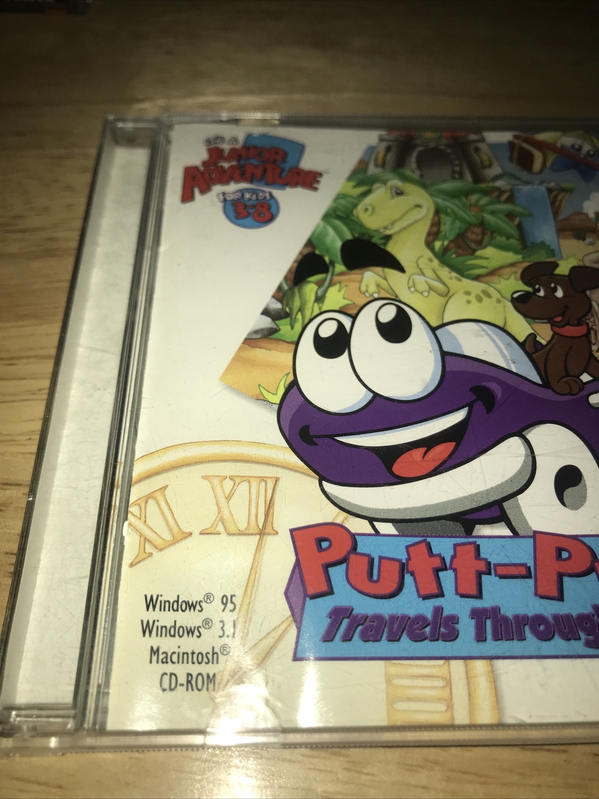Putt-Putt Travels Through Time (Windows/Mac, 1997) Broken Case