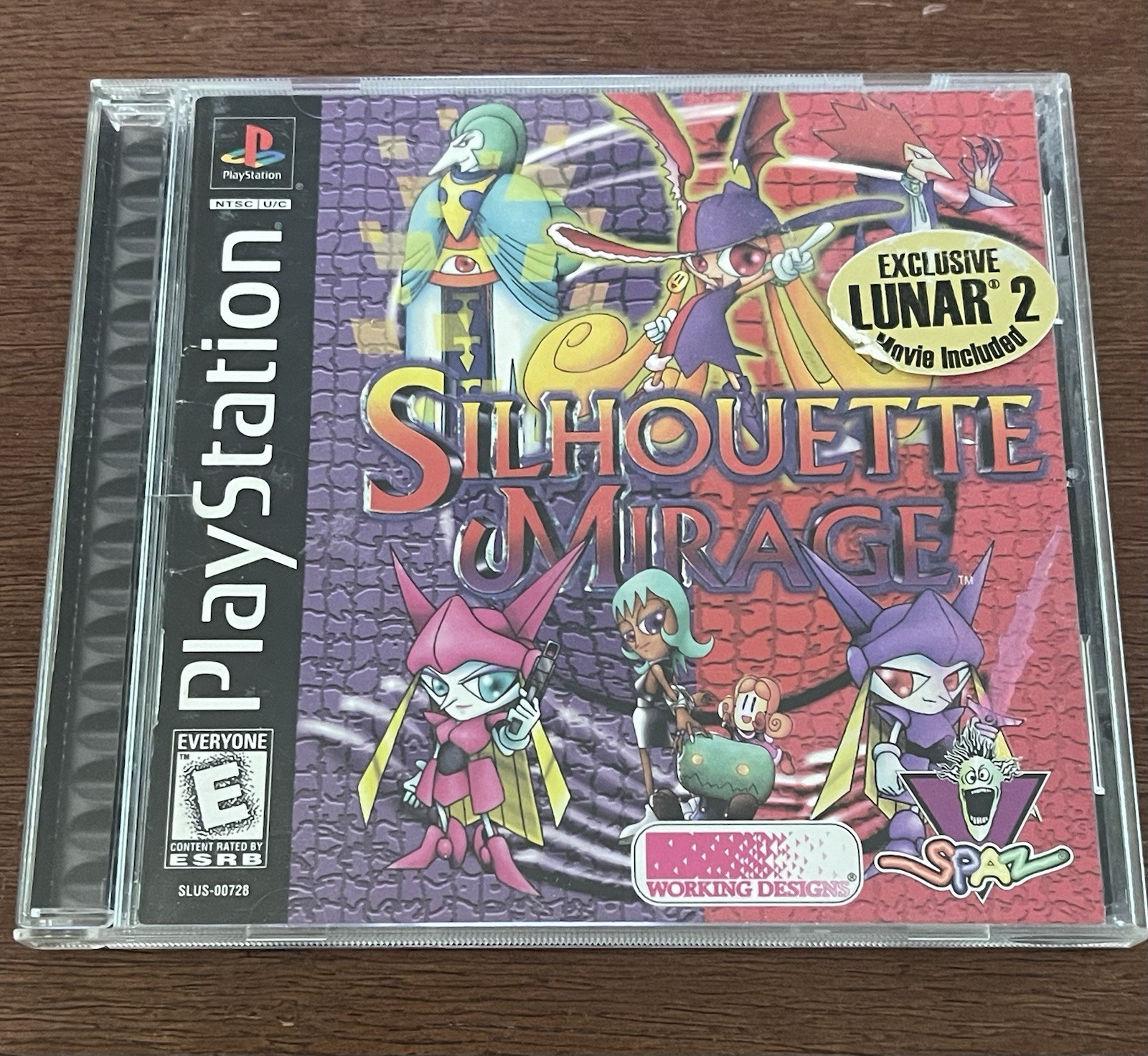 Silhouette Mirage CIB Complete Sony PlayStation 1 PS1 Clean Tested Working