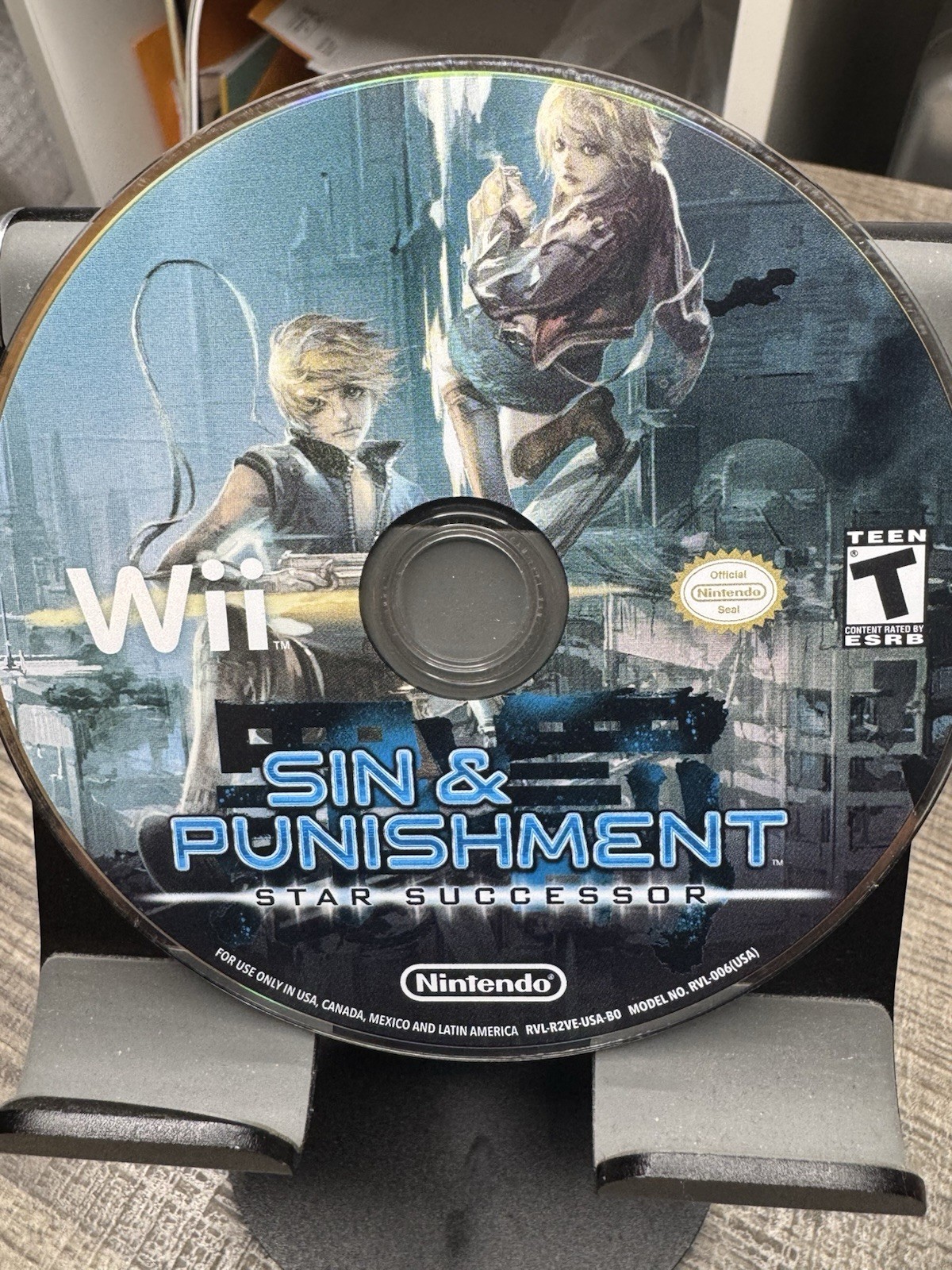 Sin and Punishment: Star Successor (Nintendo Wii, 2010) Disc Only – Tested Clean