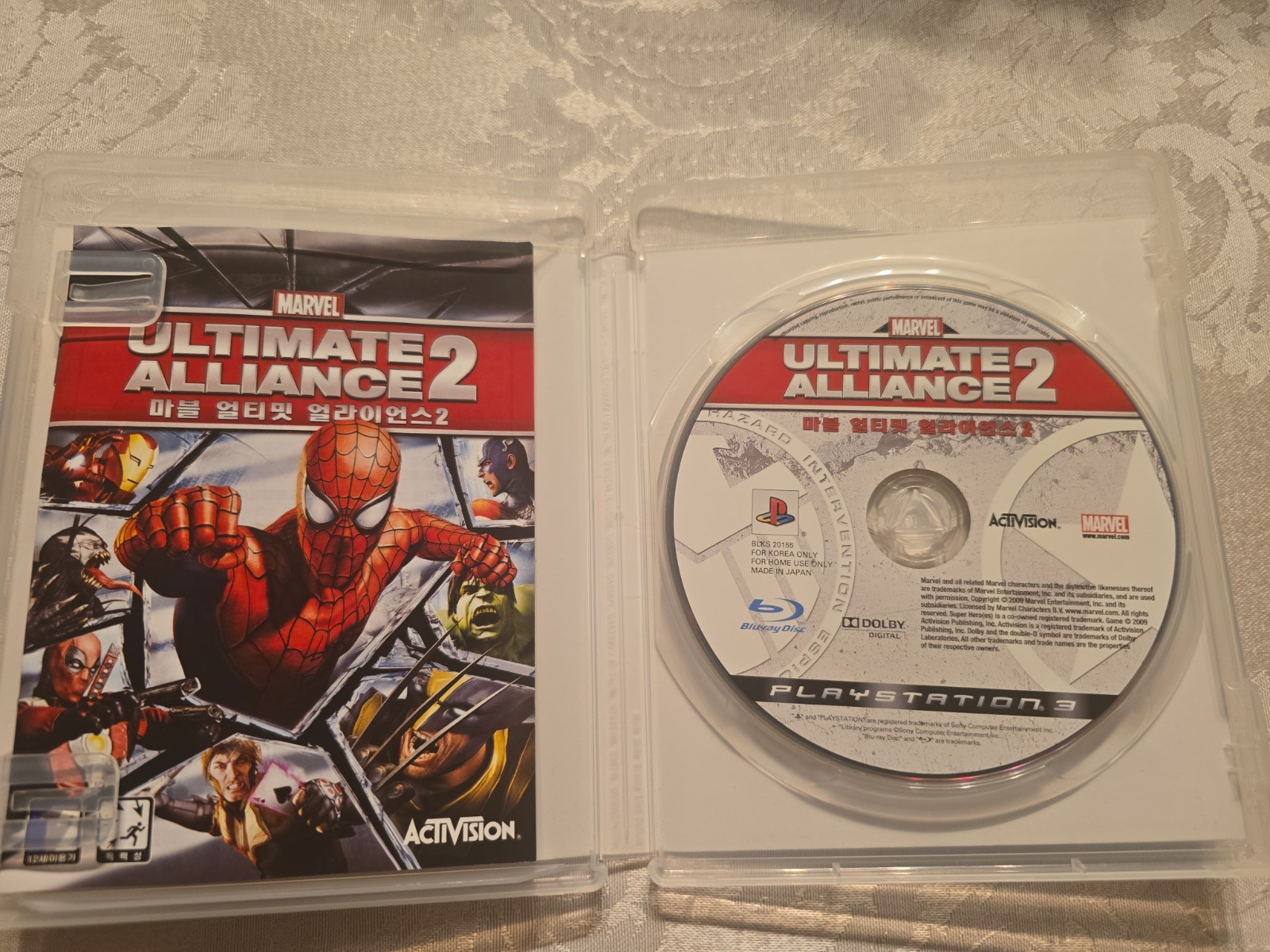 Marvel Ultimate Alliance 2 (PS3) Korean Vers. US Import, Tested