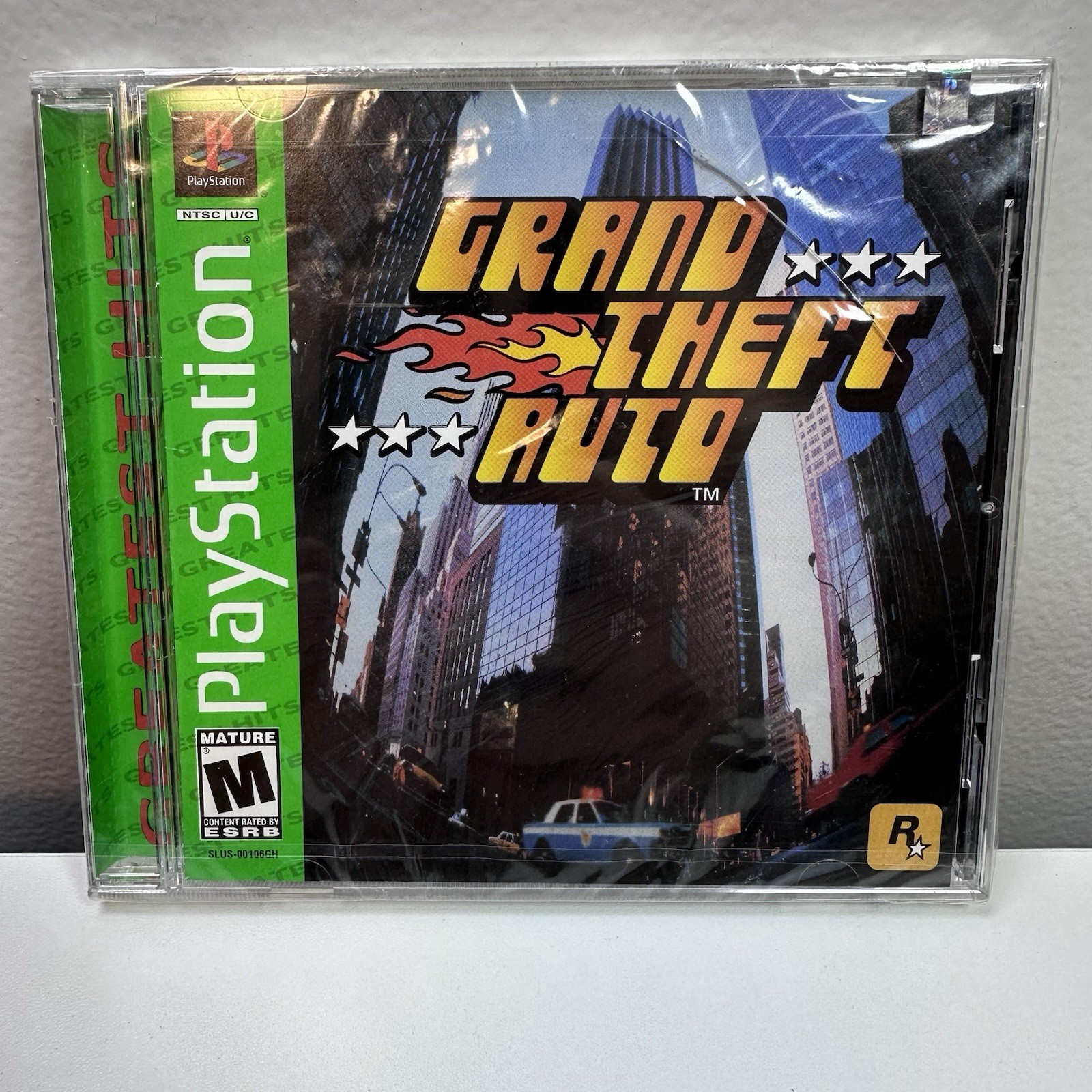 Grand Theft Auto Sealed Greatest Hits PlayStation 1 (Case Damage – See Pics)