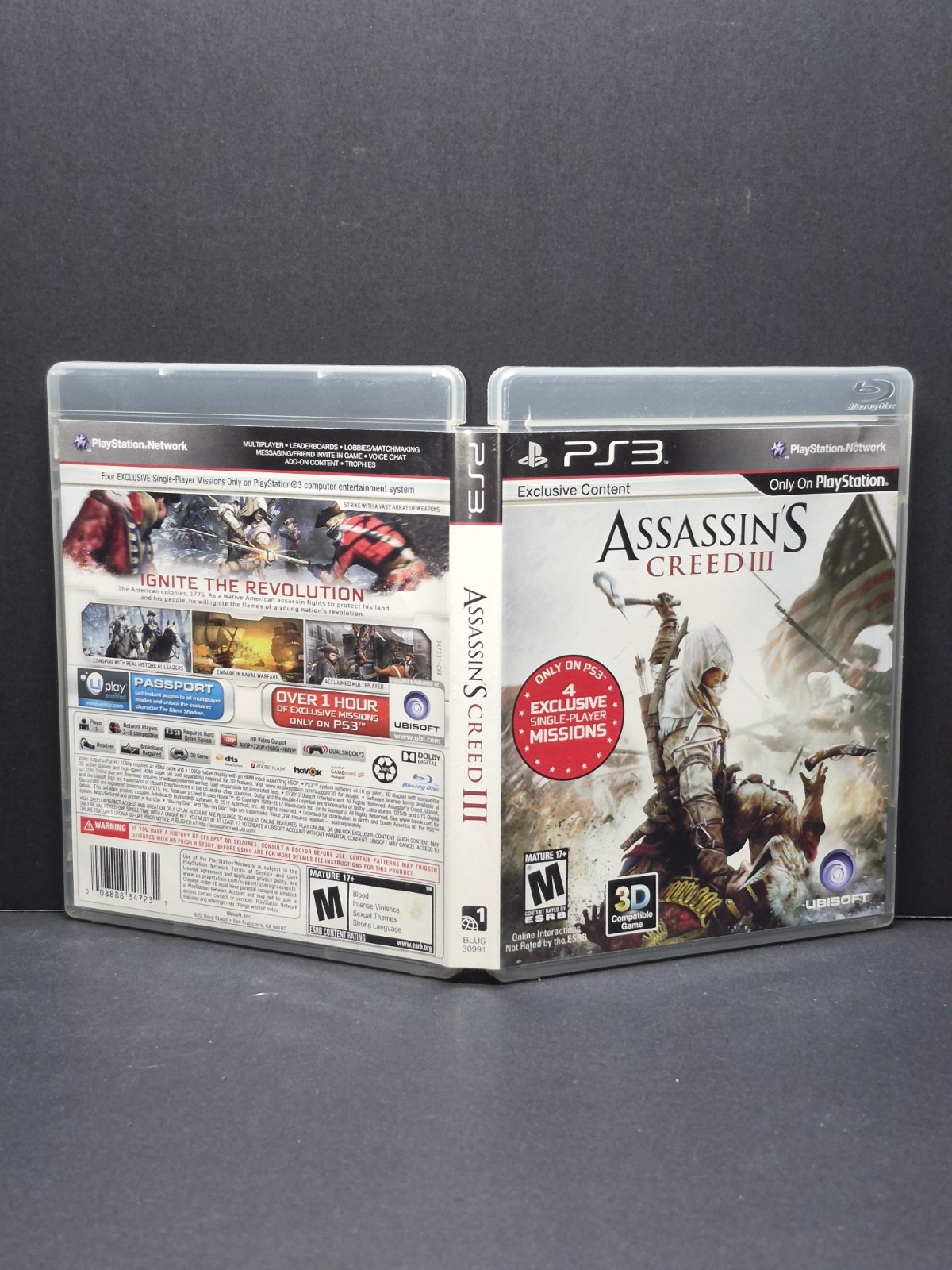 Assassin’s Creed III — Freedom Edition (Sony PlayStation 3, 2012)