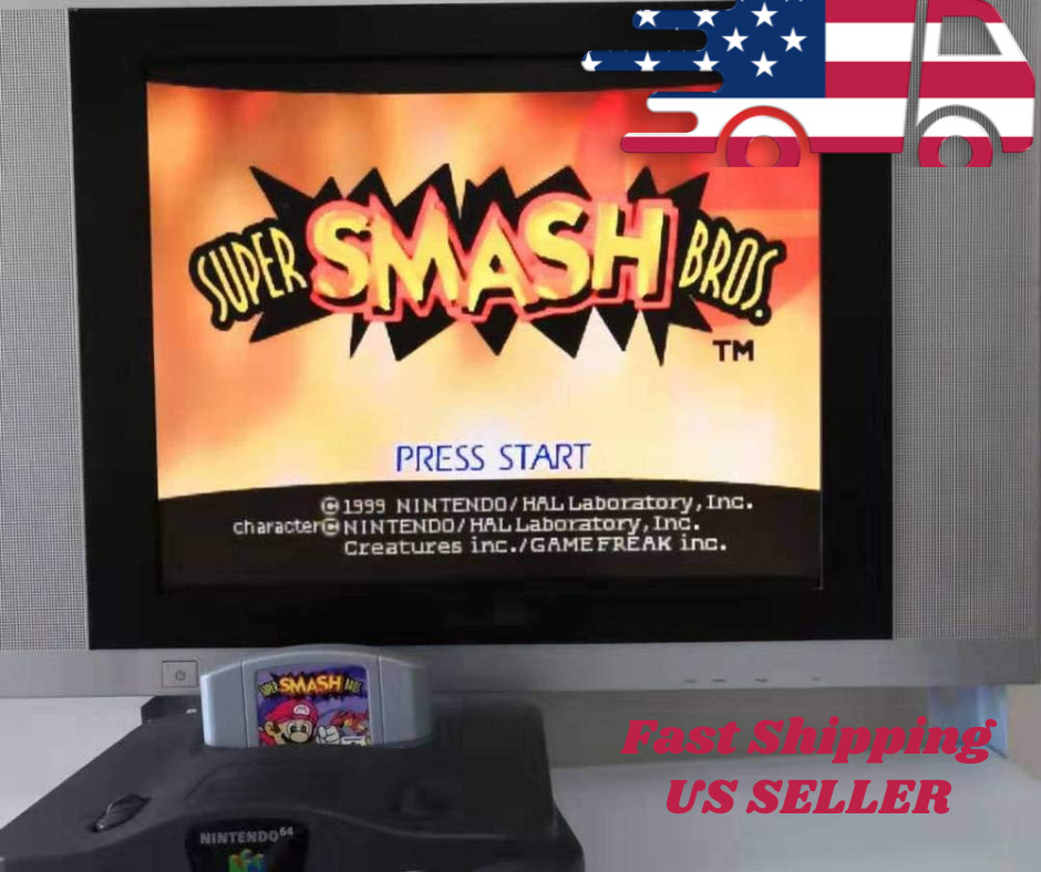 Super Smash Bros N64 Cart Tested Working Nintendo 64 Game