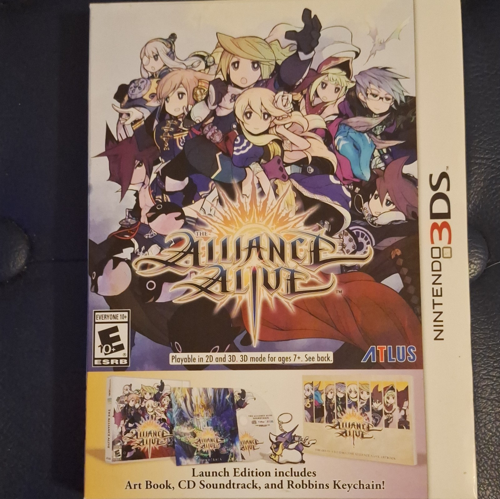 ATLUS The Alliance Alive Launch Edition Role Playing Game Nintendo 3DS E10+