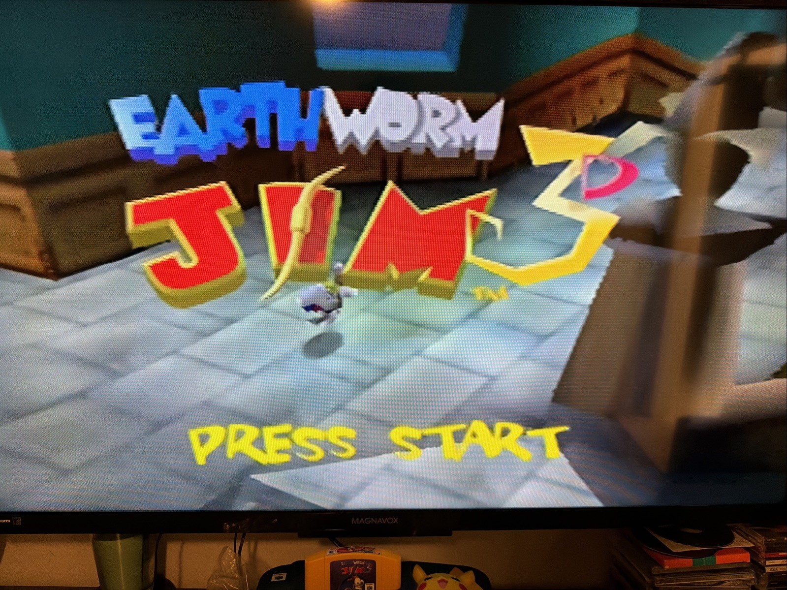Earthworm Jim 3D Nintendo 64 N64 Cart Only Authentic