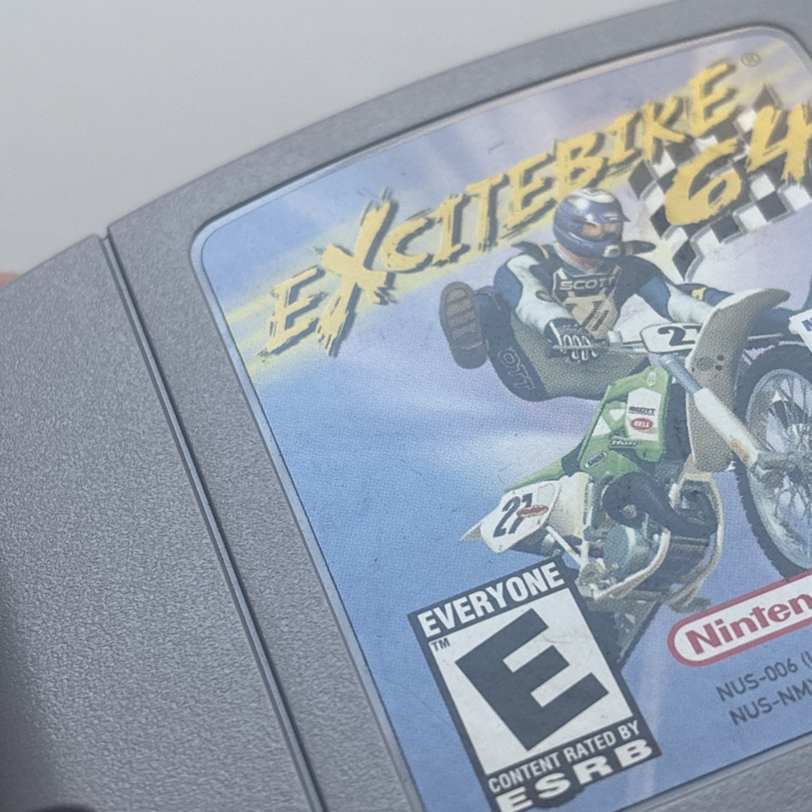 Nintendo 64 Excitebike N64 Authentic Cleaned Tested Dirt Bike Retro Video Game