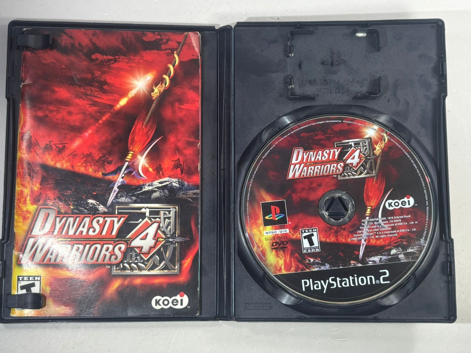 Dynasty Warriors 4 (Sony PlayStation 2, 2003) PS2 CIB