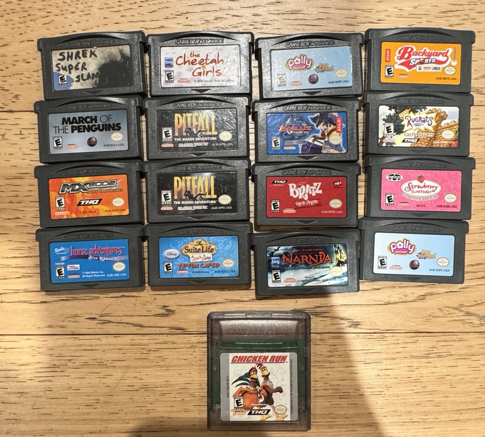 Lot of 16 Nintendo Game Boy Advance Games & 1 Game Boy See Description for Games