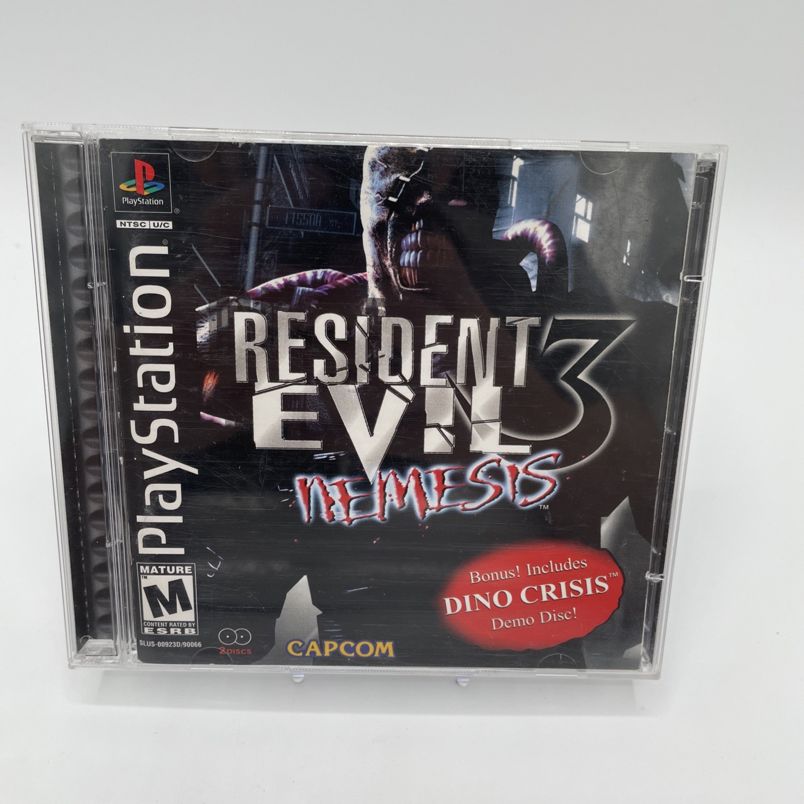 Resident Evil 3: Nemesis PS1 PlayStation 1 Complete CIB + Dino Crisis Demo & Reg