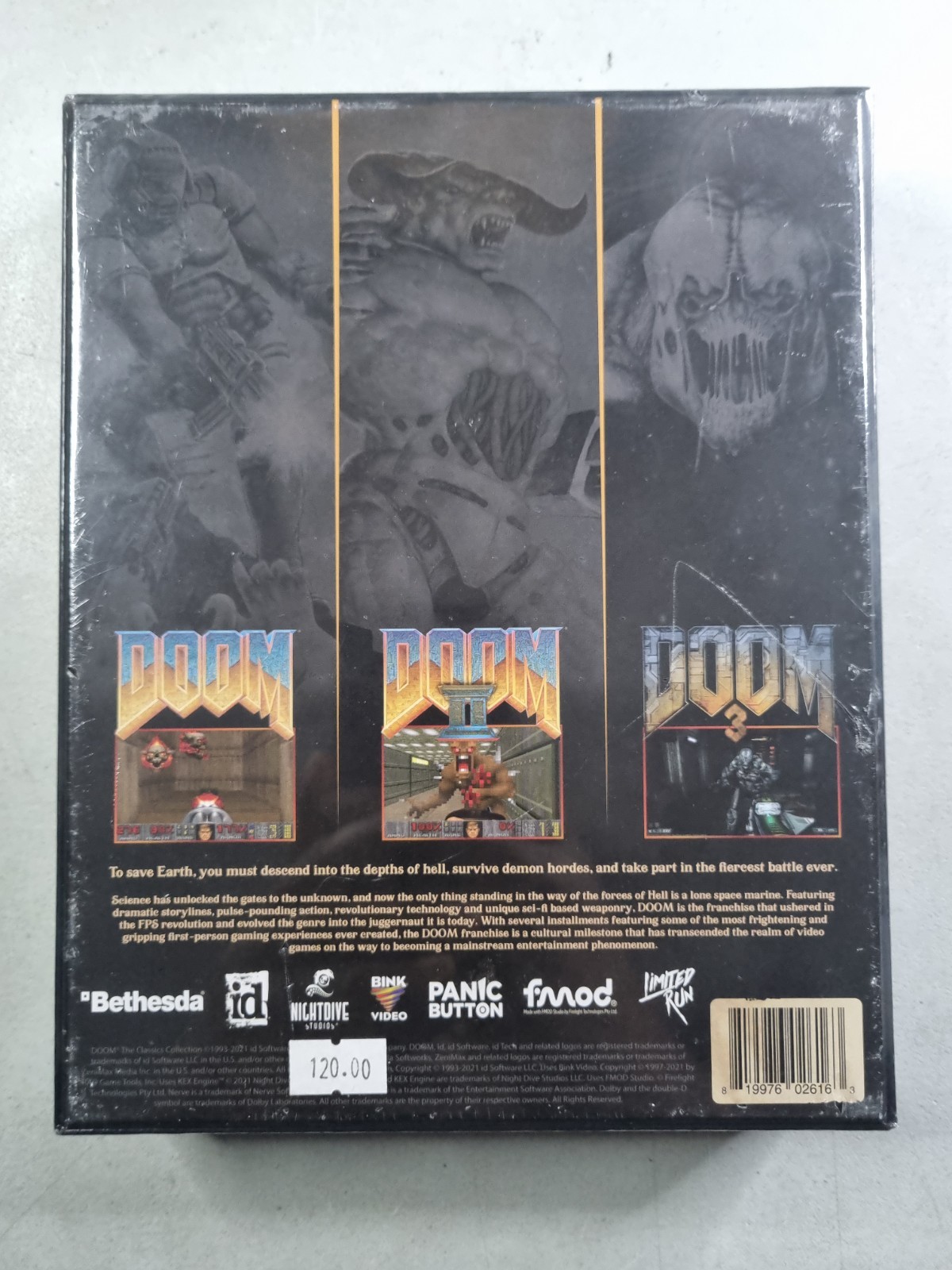 Doom Classics Collection Special Edition PS4 SEALED Playstation 4 Limited Run