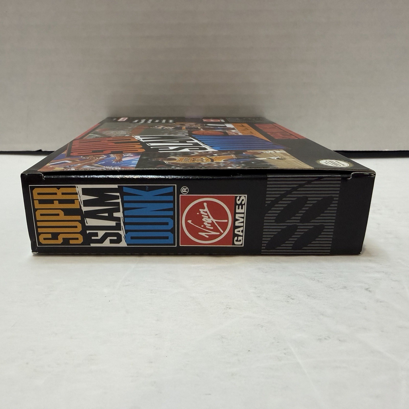 Super Slam Dunk (Super Nintendo Entertainment System, 1993) Game And Box Tested!