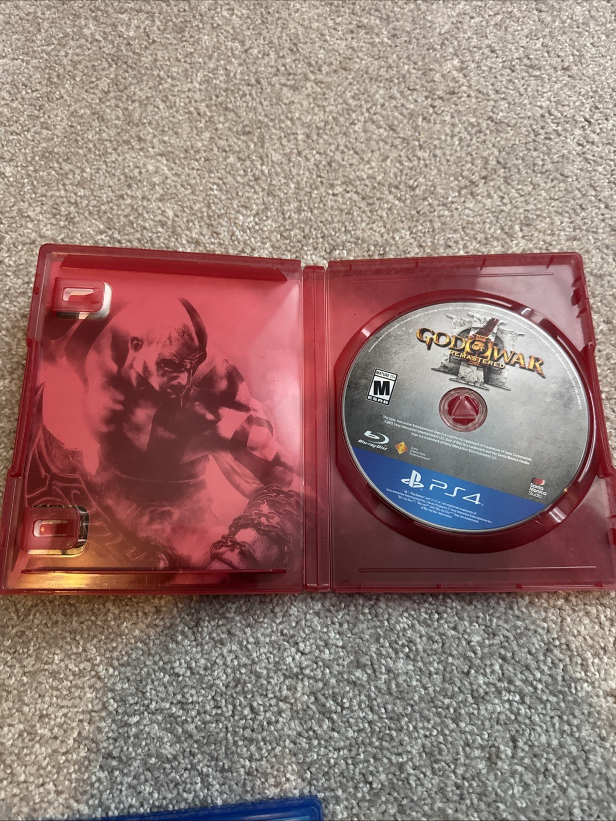 God of War 3 Remastered (PS4,2015) PlayStation Hits – No Manual – Tested