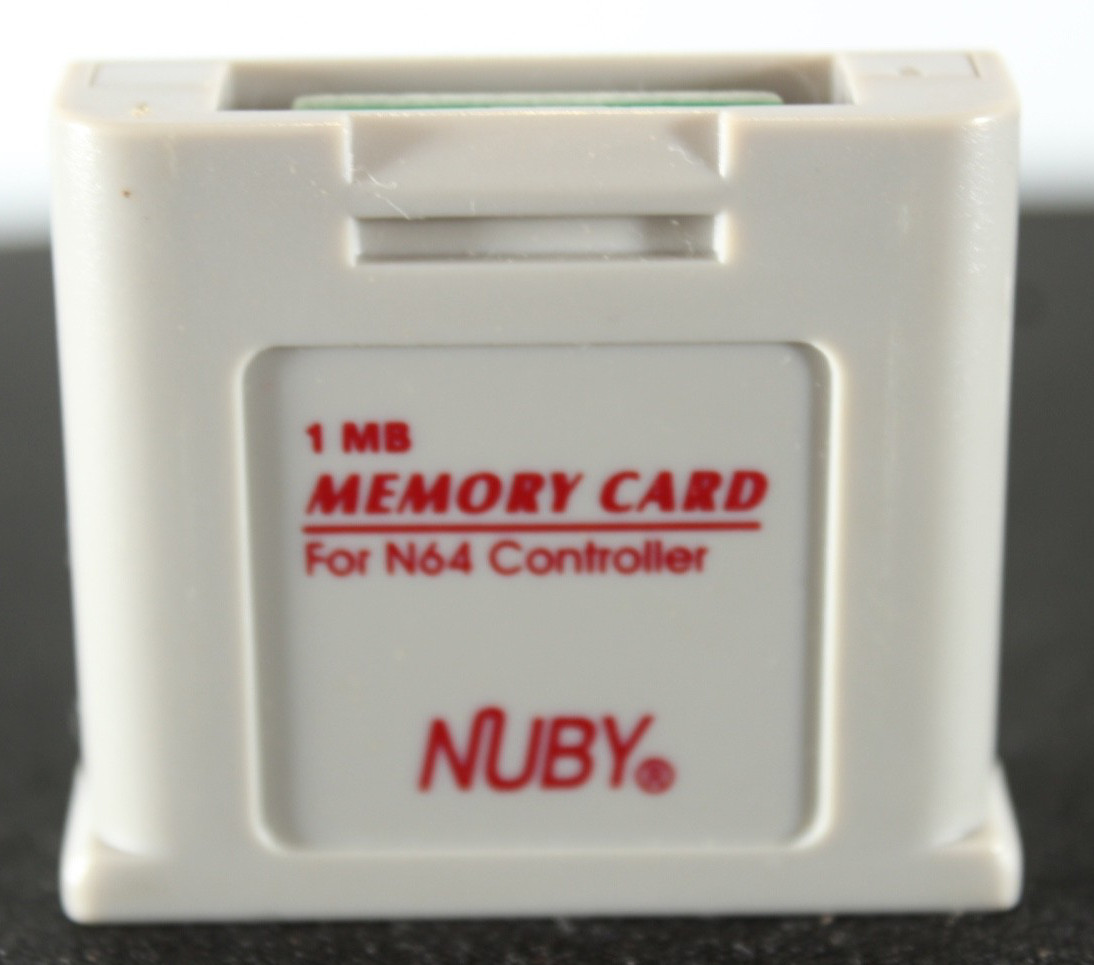 Nuby 1MB N64 Controller Memory Card N64 Tested USED