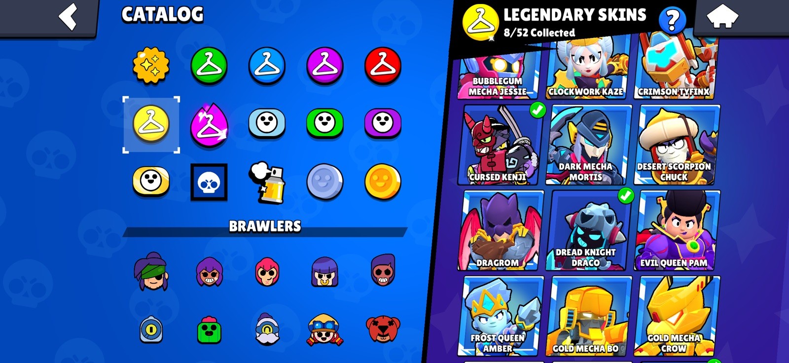 54.5K TROPHY/30Max Brawler/22 Hyper/ 102/104Brawler/8LEG/9Mithic/71 Epic/Cheap