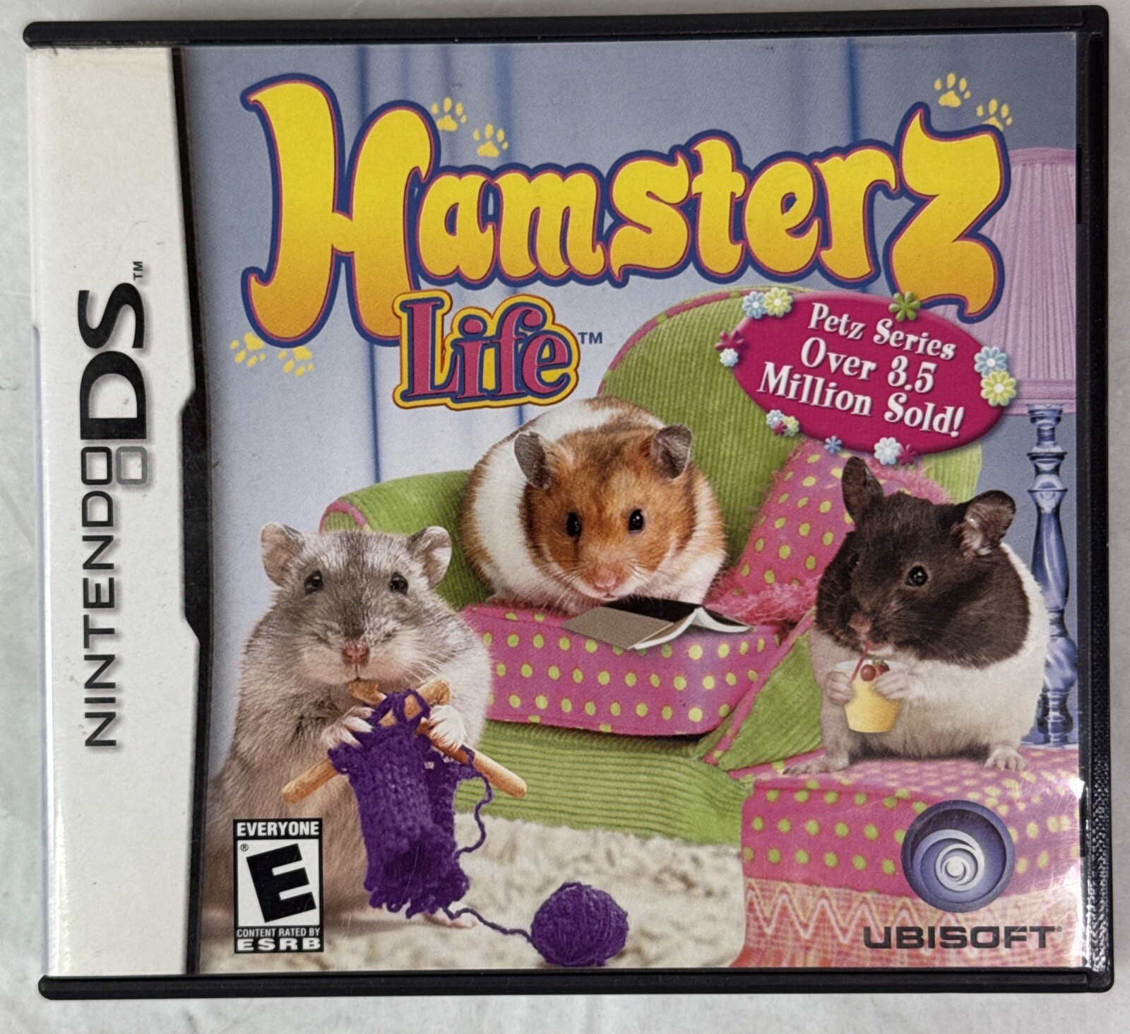 Hamsterz Life (Nintendo DS, 2006) Authentic Complete In Box
