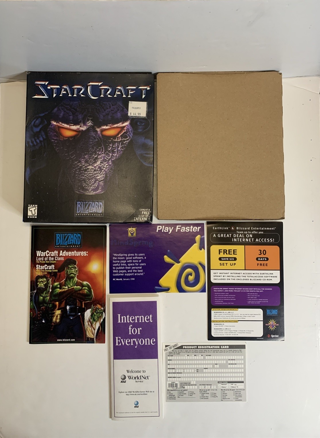 Blizzard StarCraft Version 1.0 PC – NO CD-ROM – Manuals & Papers Only