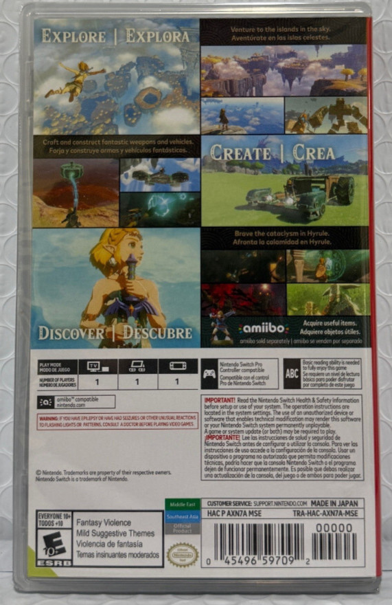 The Legend of Zelda Tears of the Kingdom – Nintendo Switch
