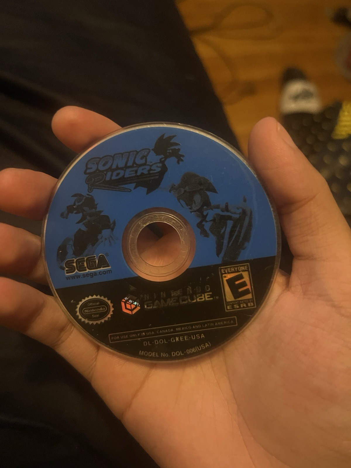 Sonic Riders (Nintendo GameCube, 2006) Sega Game – TESTED/NOT WORKING