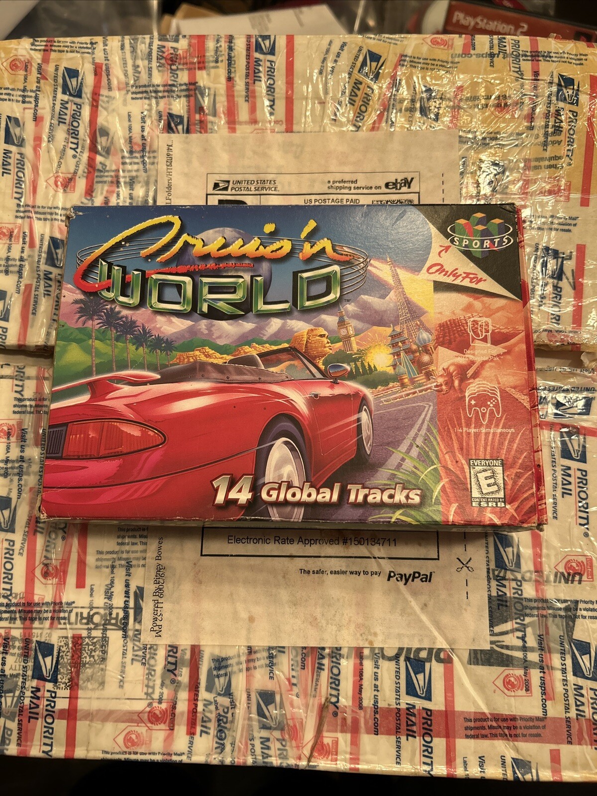 BOX ONLY !! Cruis’n World (Nintendo 64, 1998) BOX ONLY N64 NO GAME..