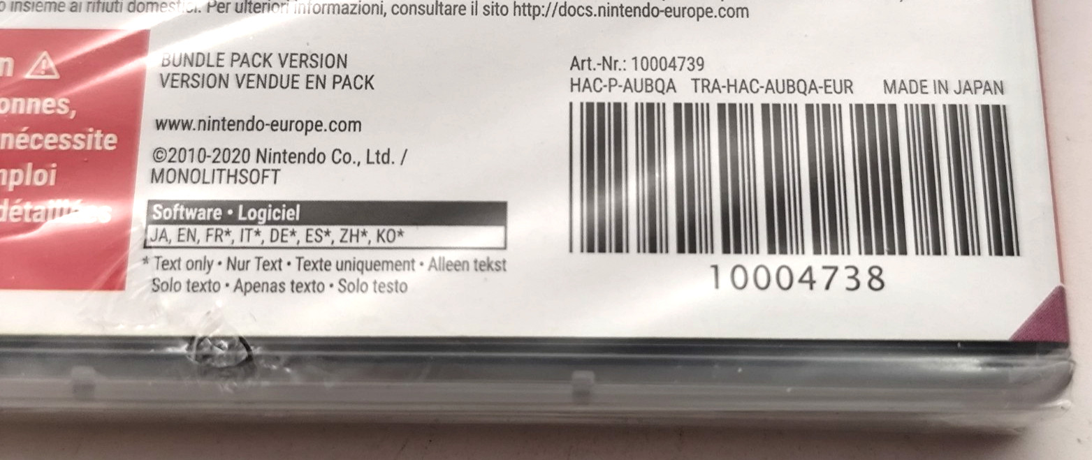Xenoblade Chronicles: Definitive Edition (Nintendo Switch, 2020) NEW PAL Sealed!