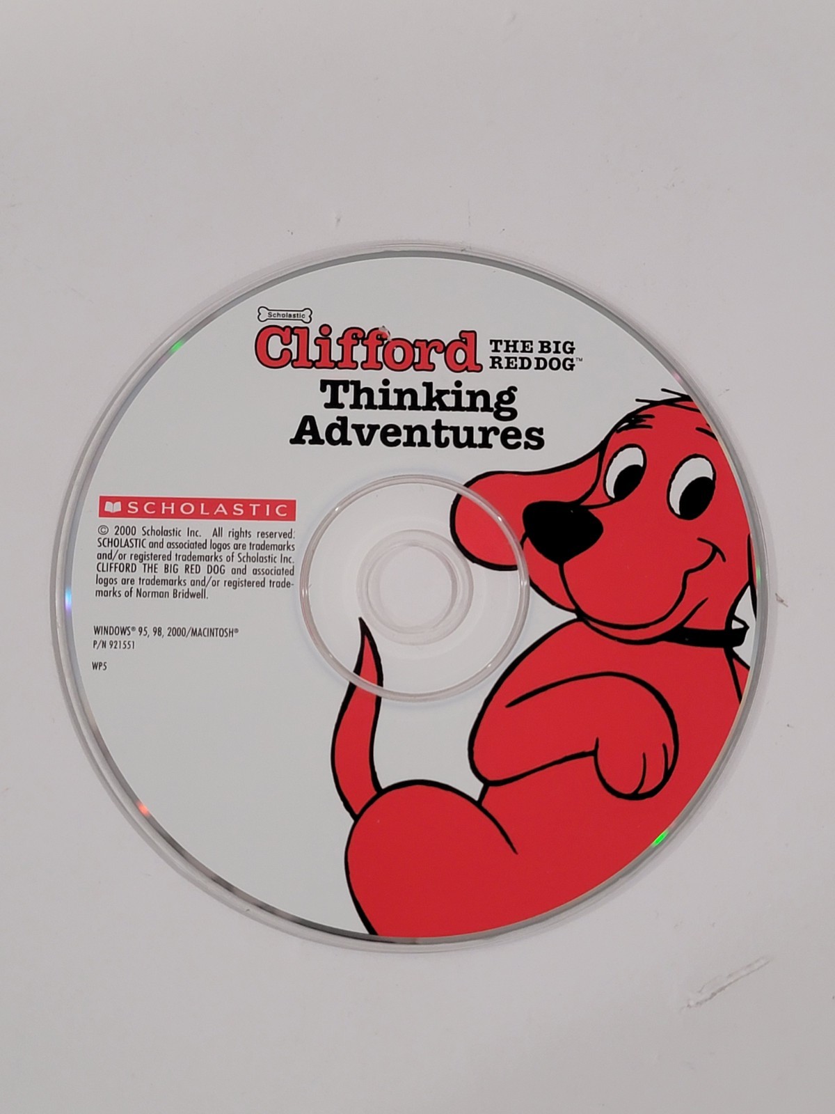 Clifford The Big Red Dog: Thinking Adventures (Mac & Windows) Disc Only