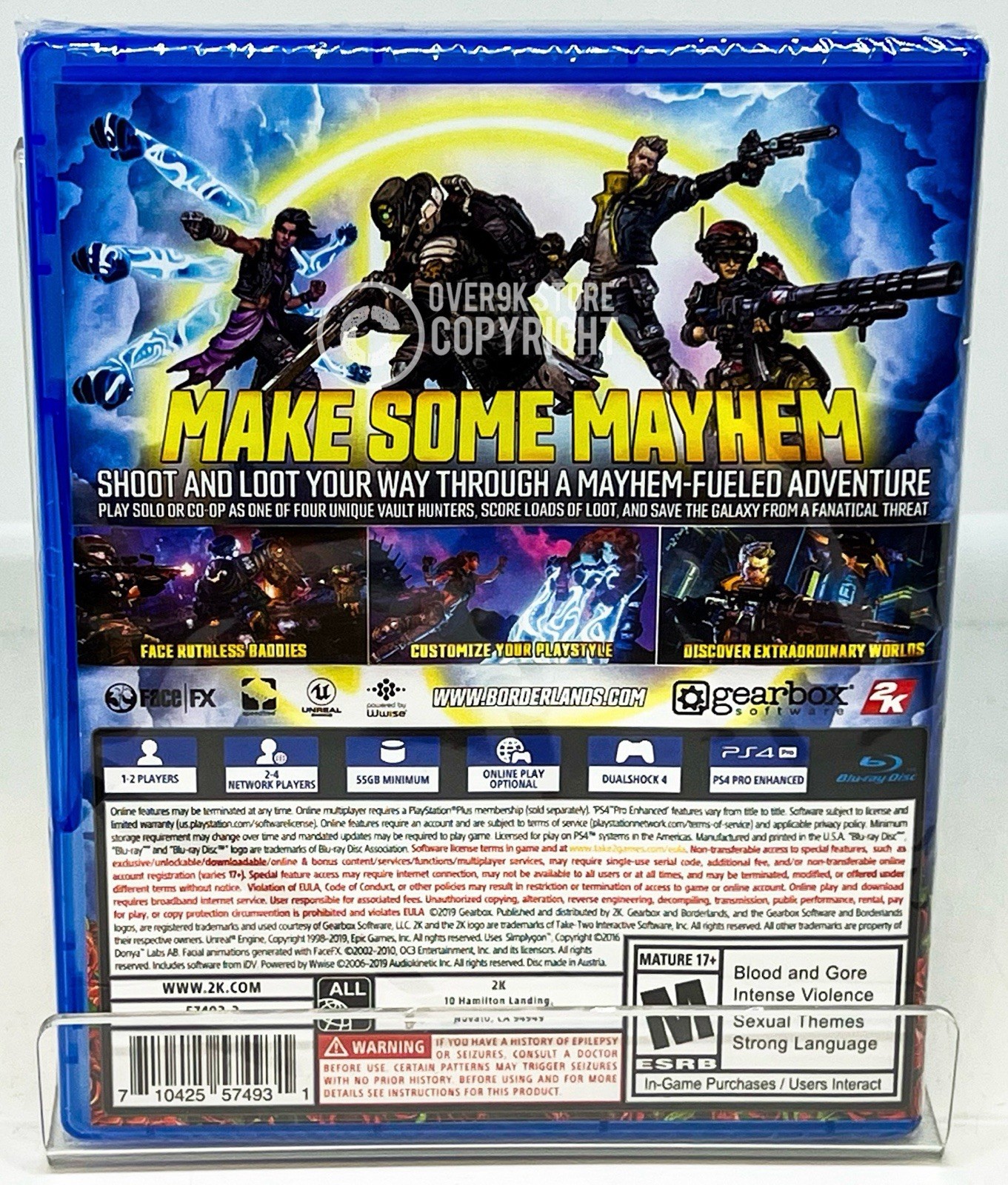 Borderlands Bundle w/ 3 games – PS4 – US Version | Brand New | Factory Sealed