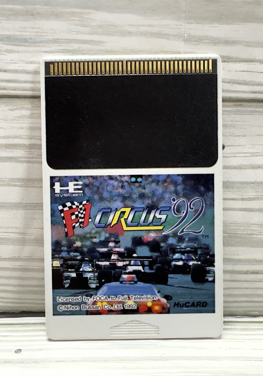 F1 Circus ’92 (TurboGrafx-16, 1992) – Rare – Japanese HuCard – A7