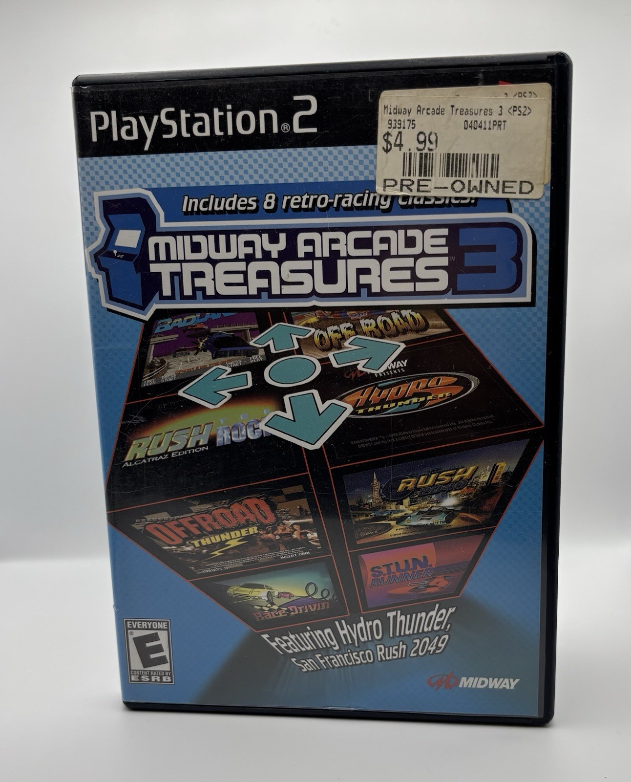 Midway Arcade Treasures 3 (Hydro-Thunder & Rush 2049) – Sony PlayStation 2 CIB