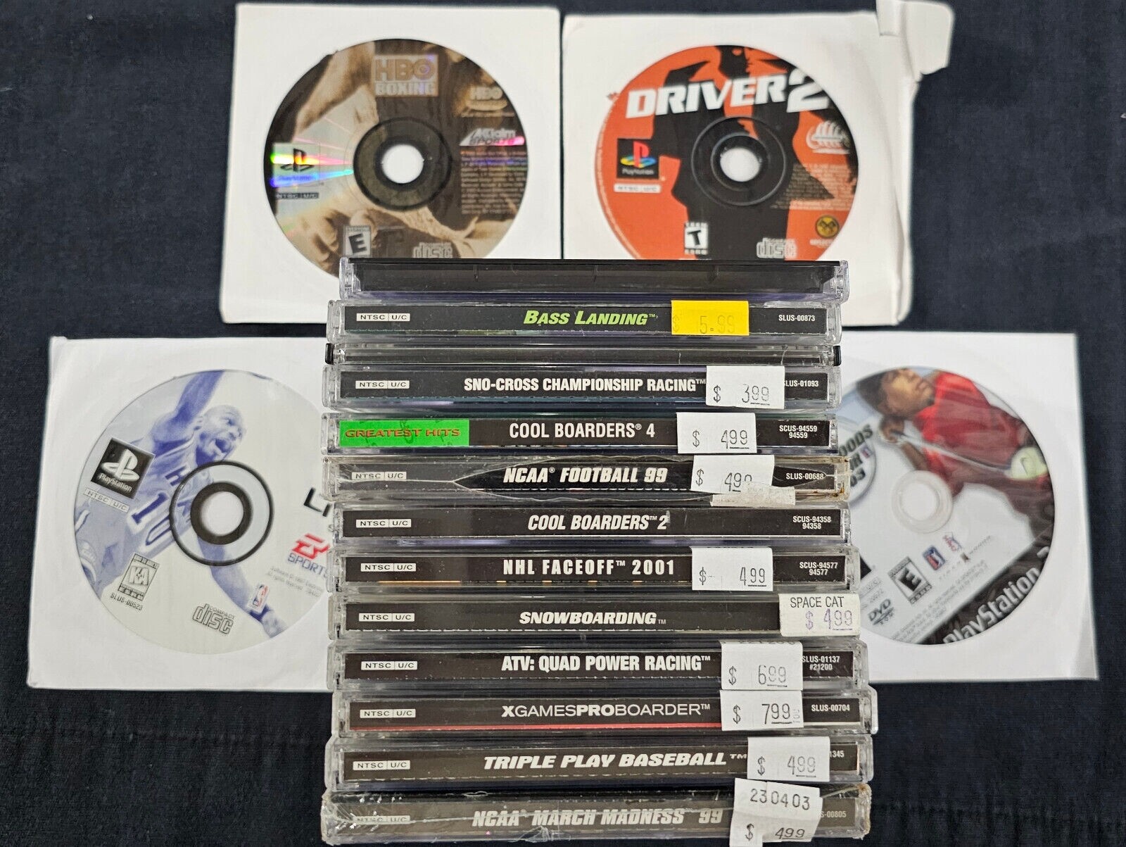 PS1 Lot of 16 Games – Sports Titles – Football, Soccer, Hockey, Snowboarding