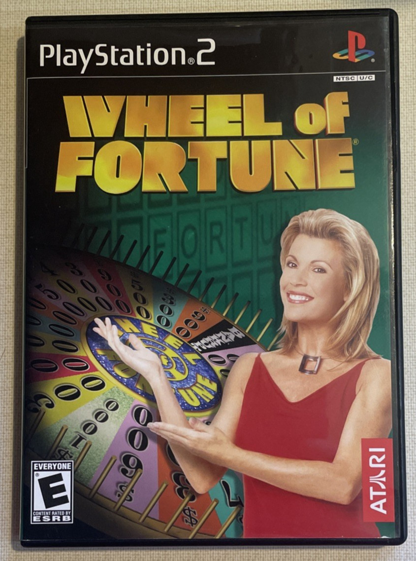 Wheel of Fortune Playstation 2 PS2 Video Game w/ Manual F9418