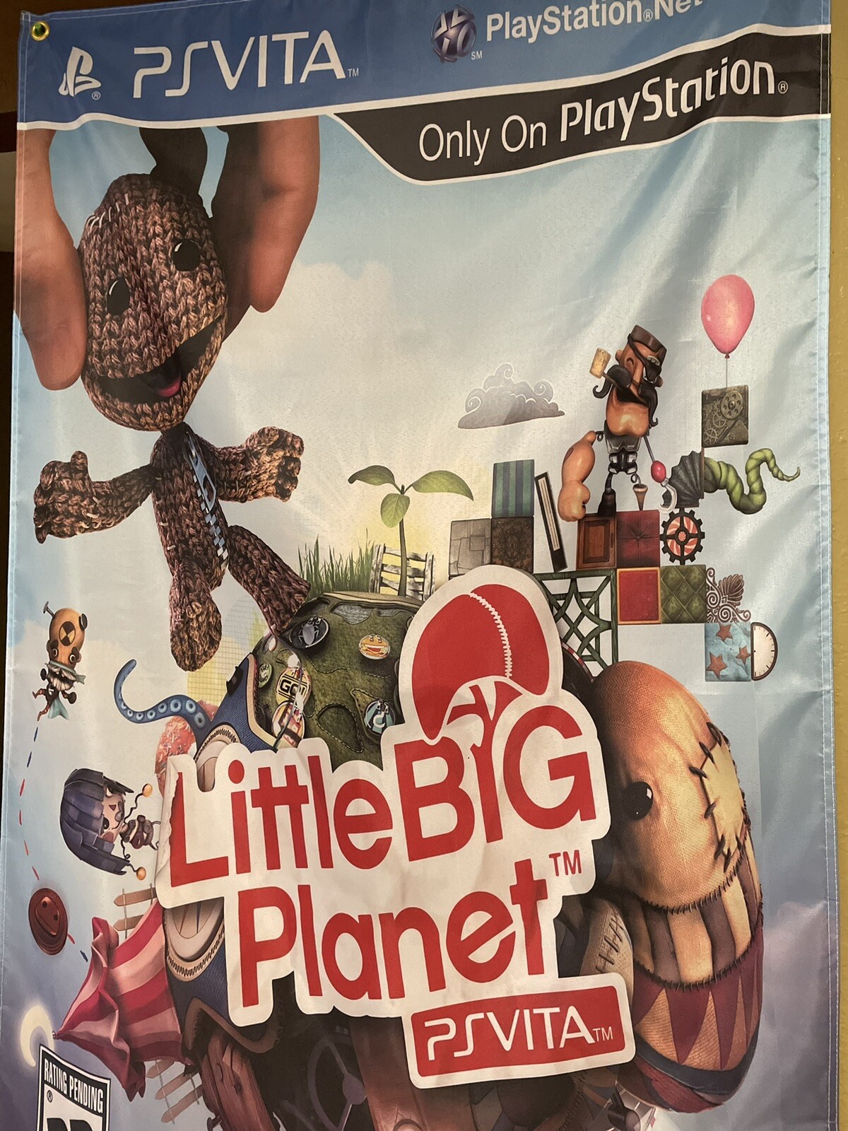 PSV LittleBigPlanet 5′ Flag Banner Poster / Sony PlayStation Vita