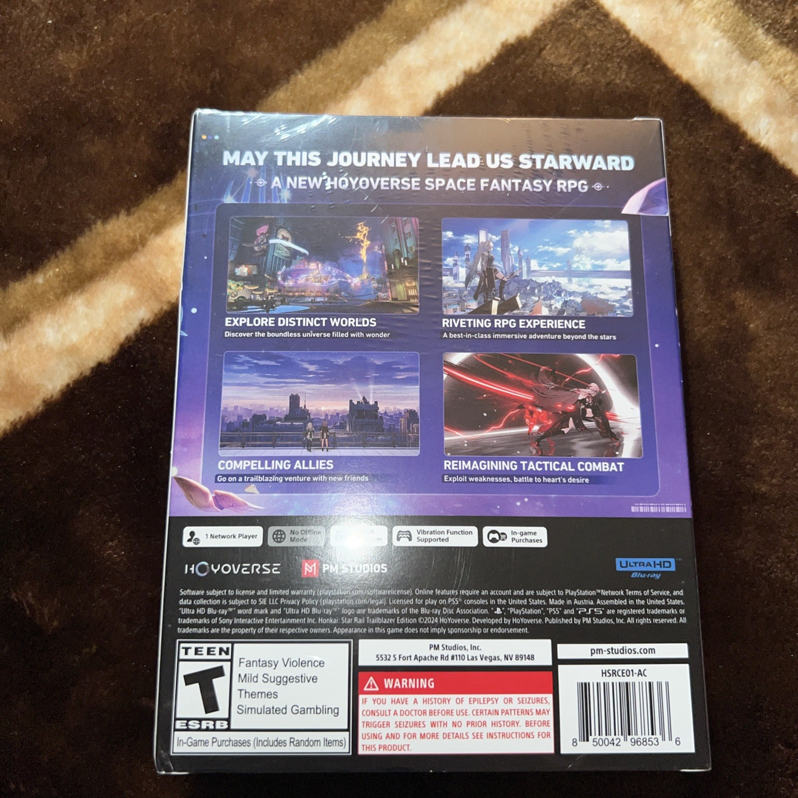 HONKAI STAR RAIL DISK BUNDLE TRAILBLAZER EDITION NEW SEALED Playstation 5 PS5