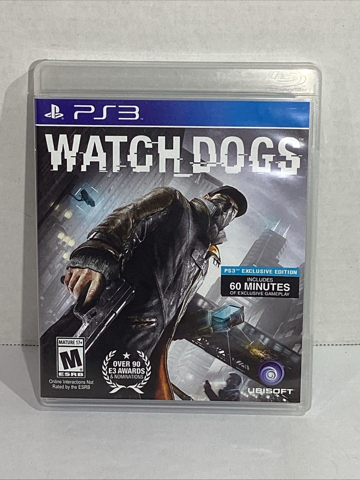 2014 Ubisoft PS3 Watch Dogs Video Game Rated M (Mature 17+) HGT1-571