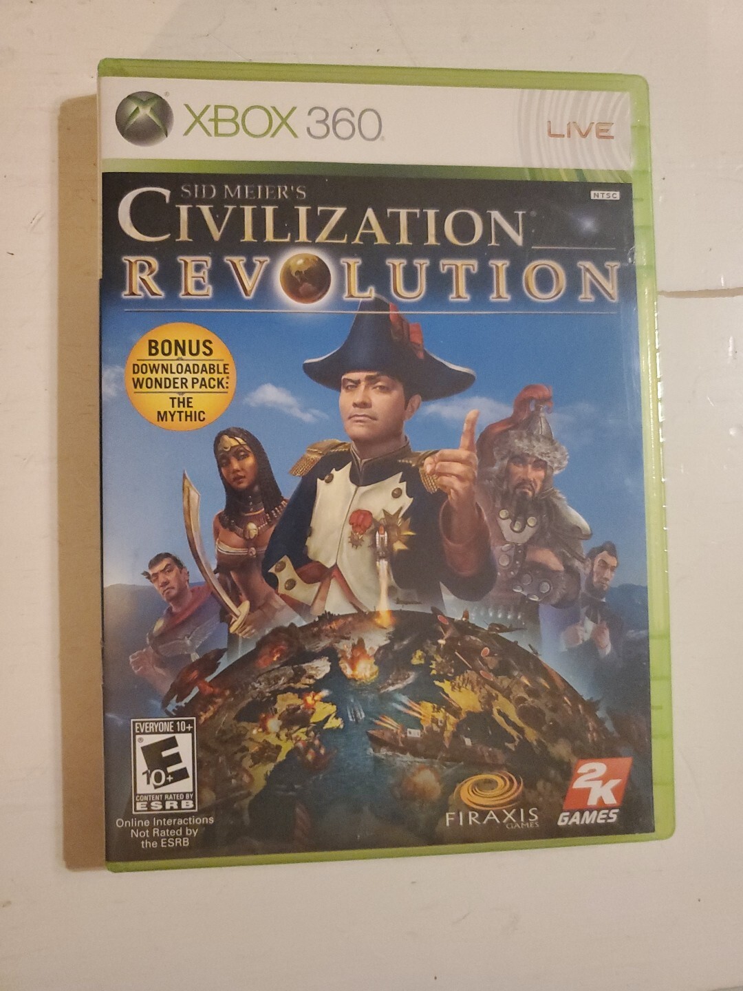 Sid Meier’s Civilization Revolution (Xbox 360, 2008) Complete