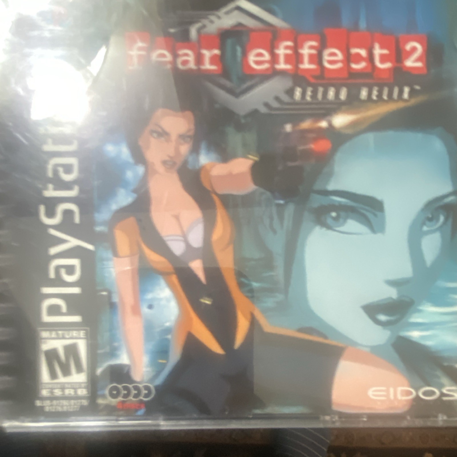 Eidos Fear Effect 2 Retro Helix PlayStation 1 Action Adventure Mature NTSC 2001