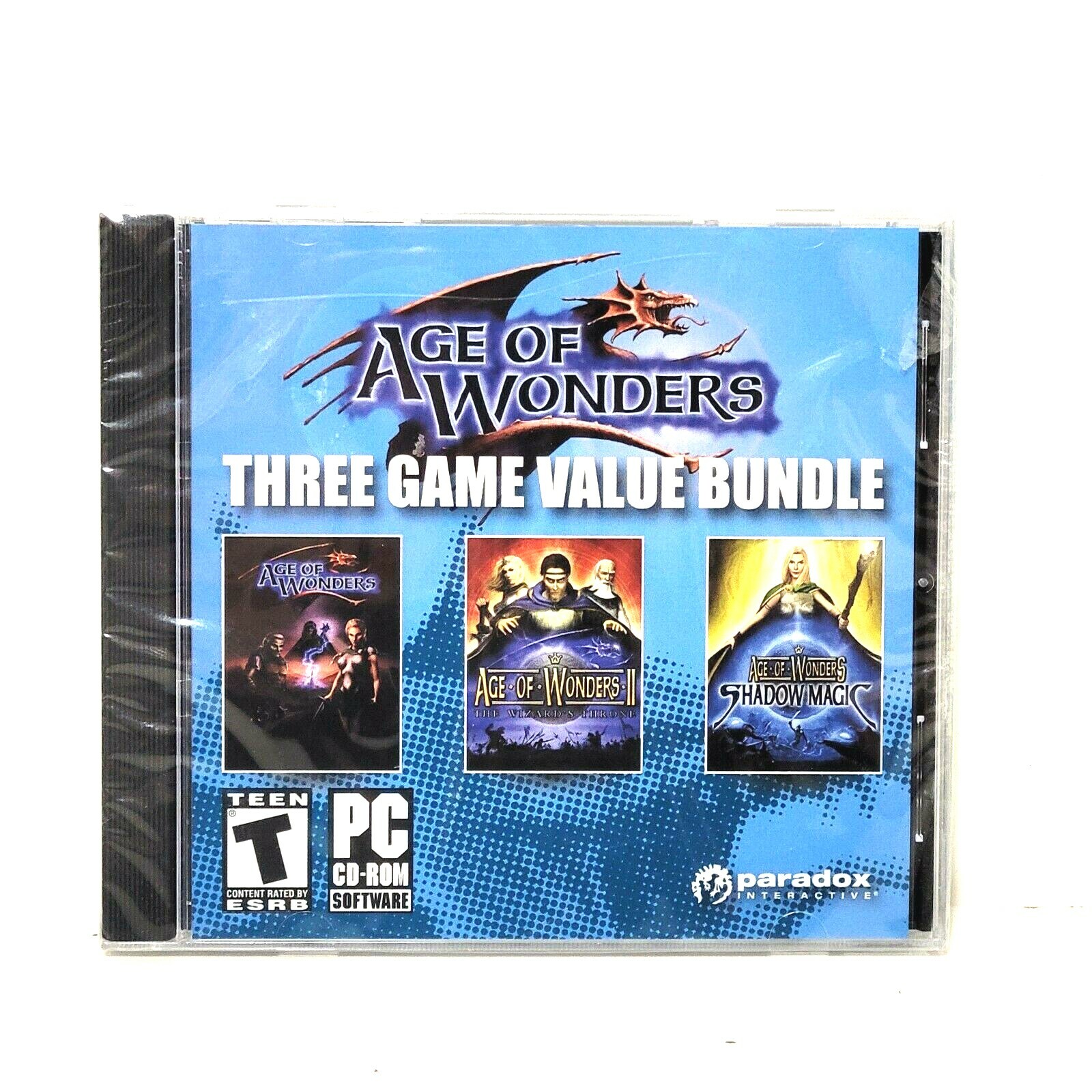 AGE OF WONDERS 1, 2, and Shadow Magic 3 Game Bundle 2019 PC CD-ROM