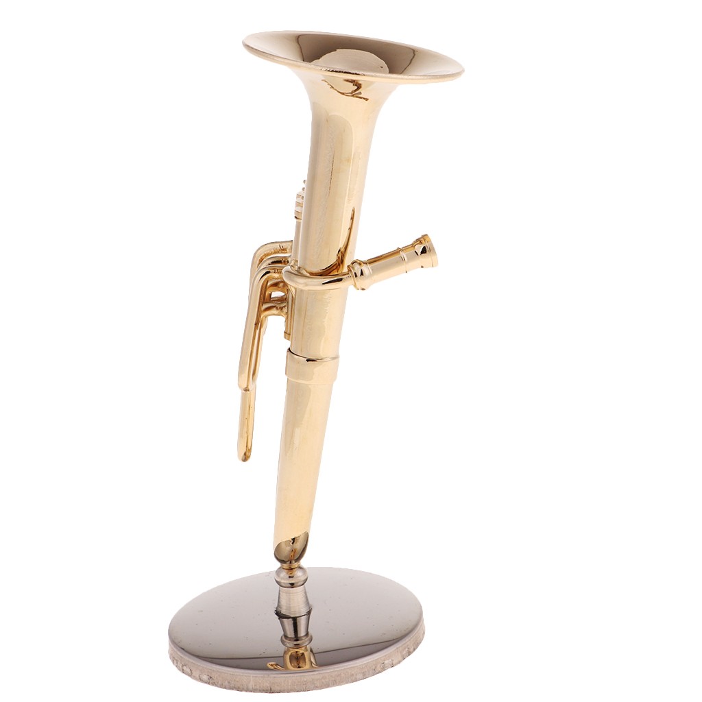 1/6 Tuba Miniature Tuba Model Musical Instruments For 12” Figures Accessory