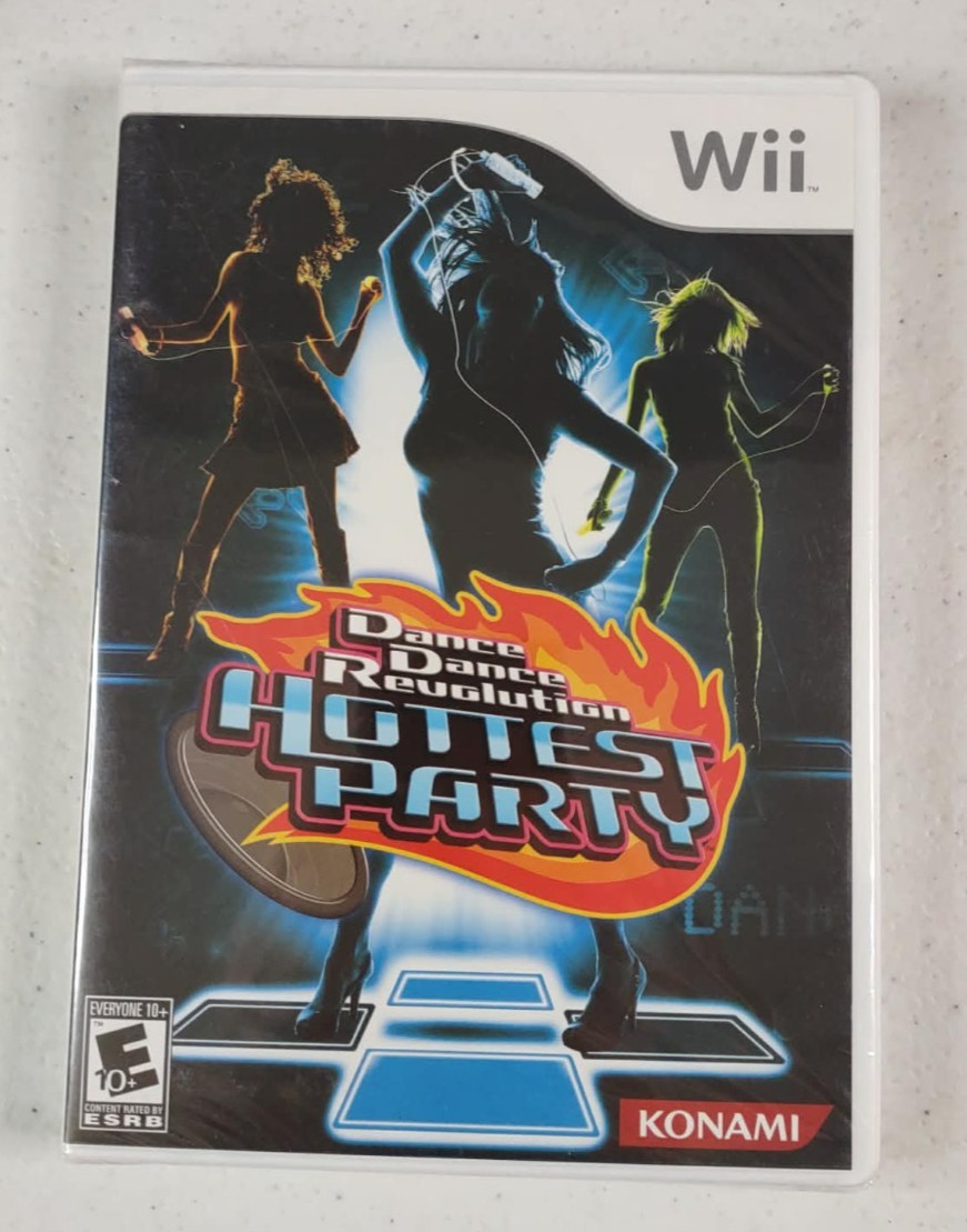 Dance Dance Revolution Hottest Party (Nintendo Wii, 2006) NEW SEALED