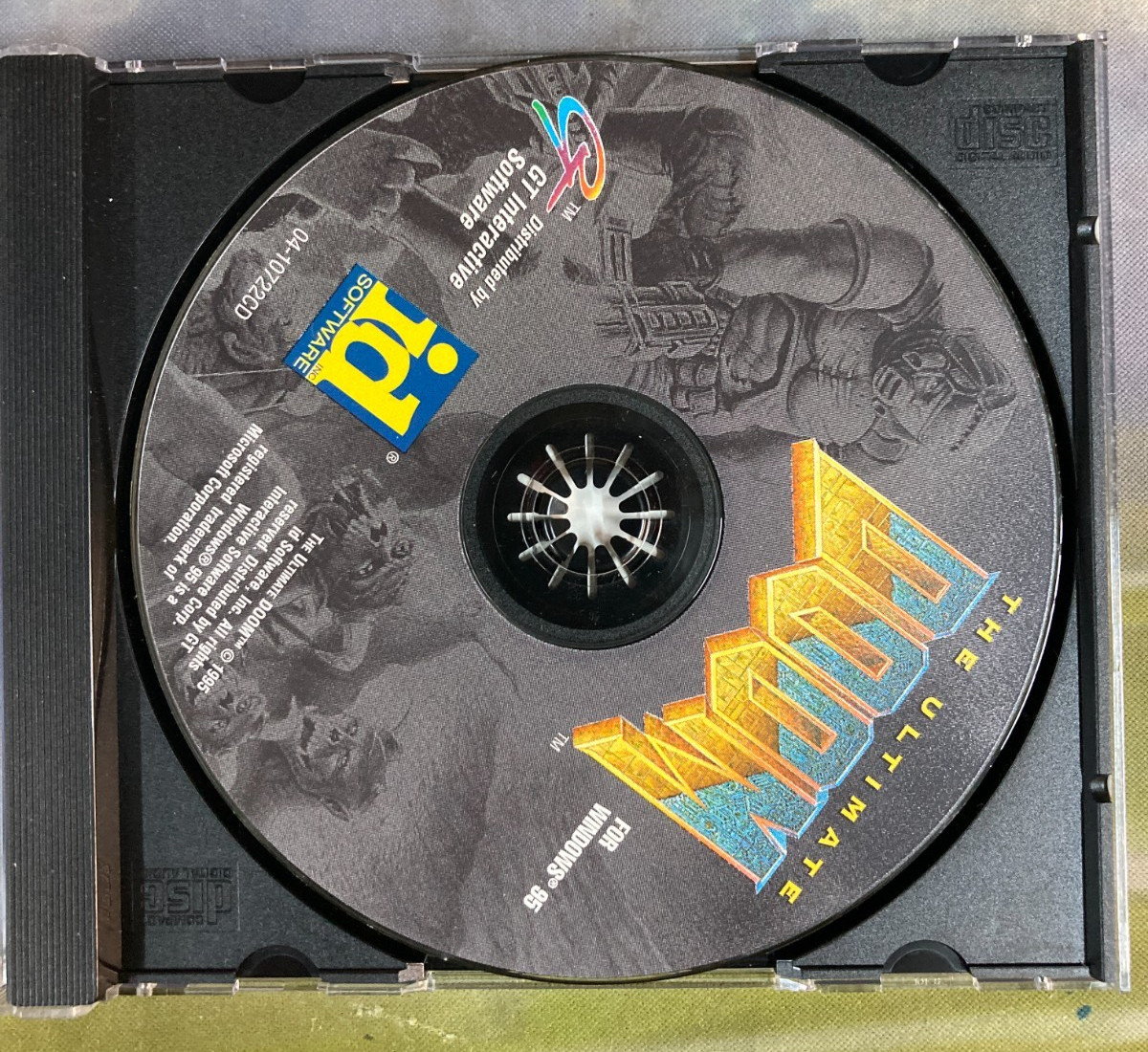 The Ultimate Doom (PC, 1995) Big Box, Windows 95 CD-Rom