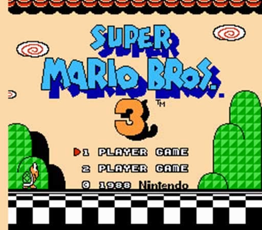 Super Mario Brothers 3 – NES Nintendo Game Bros III
