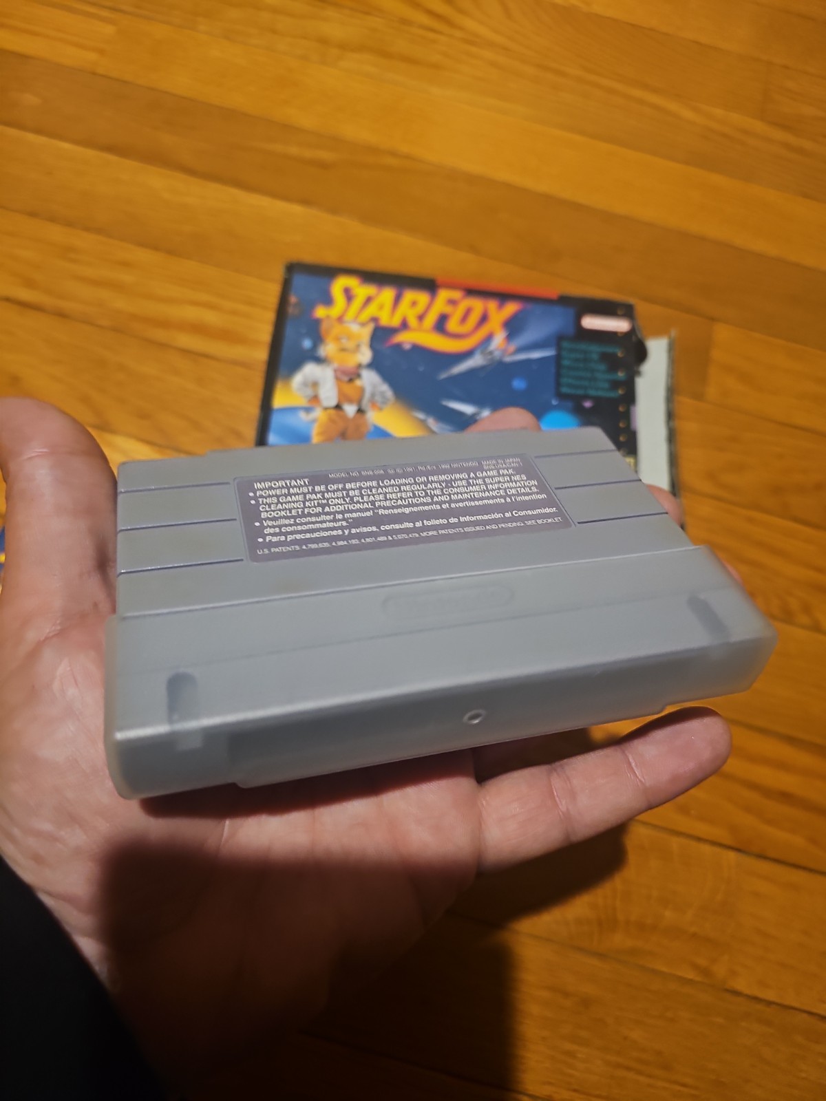 Star Fox Super Nintendo Game Very Good Condition Collectible Super FX Manual Box