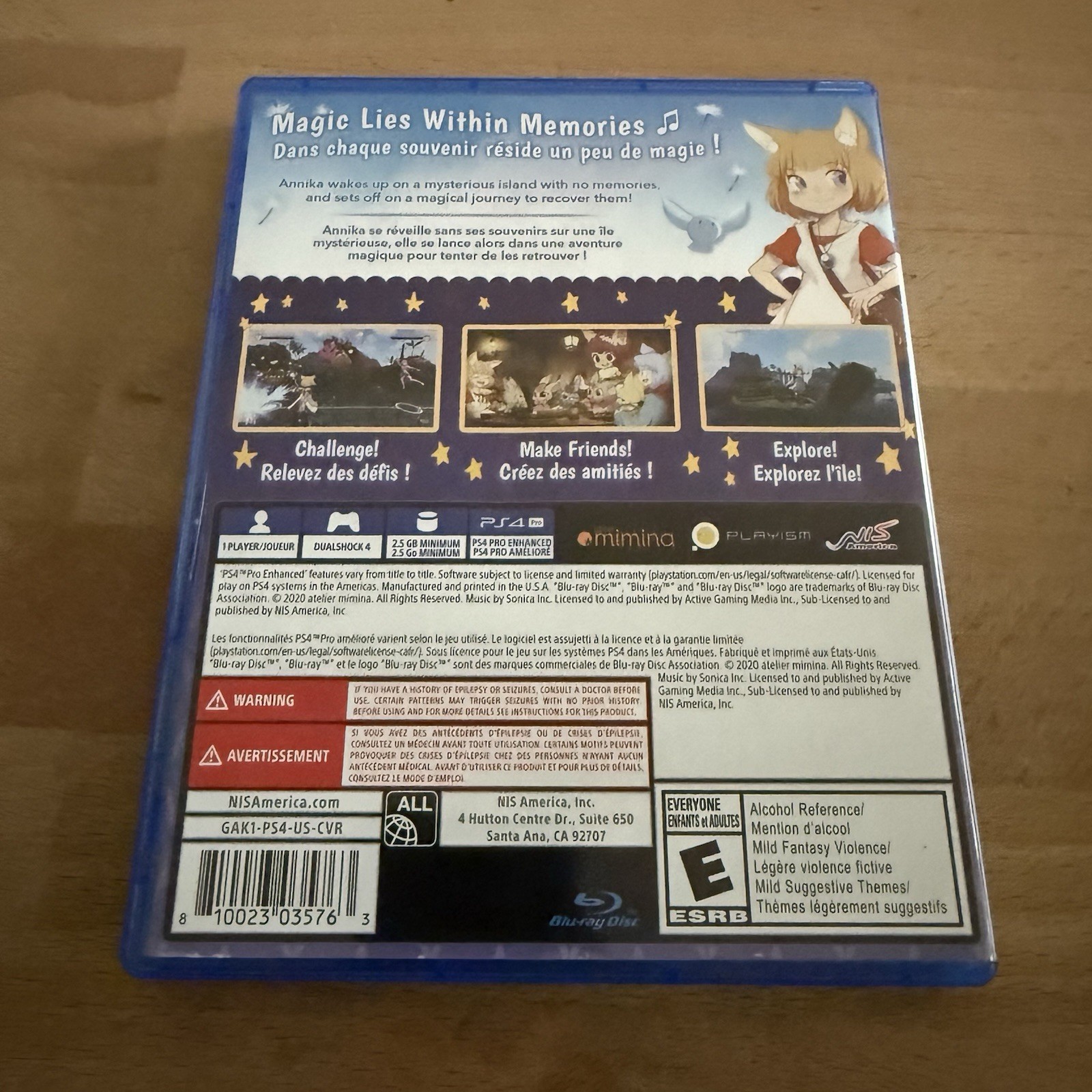Sony PS4 Giraffe and Annika