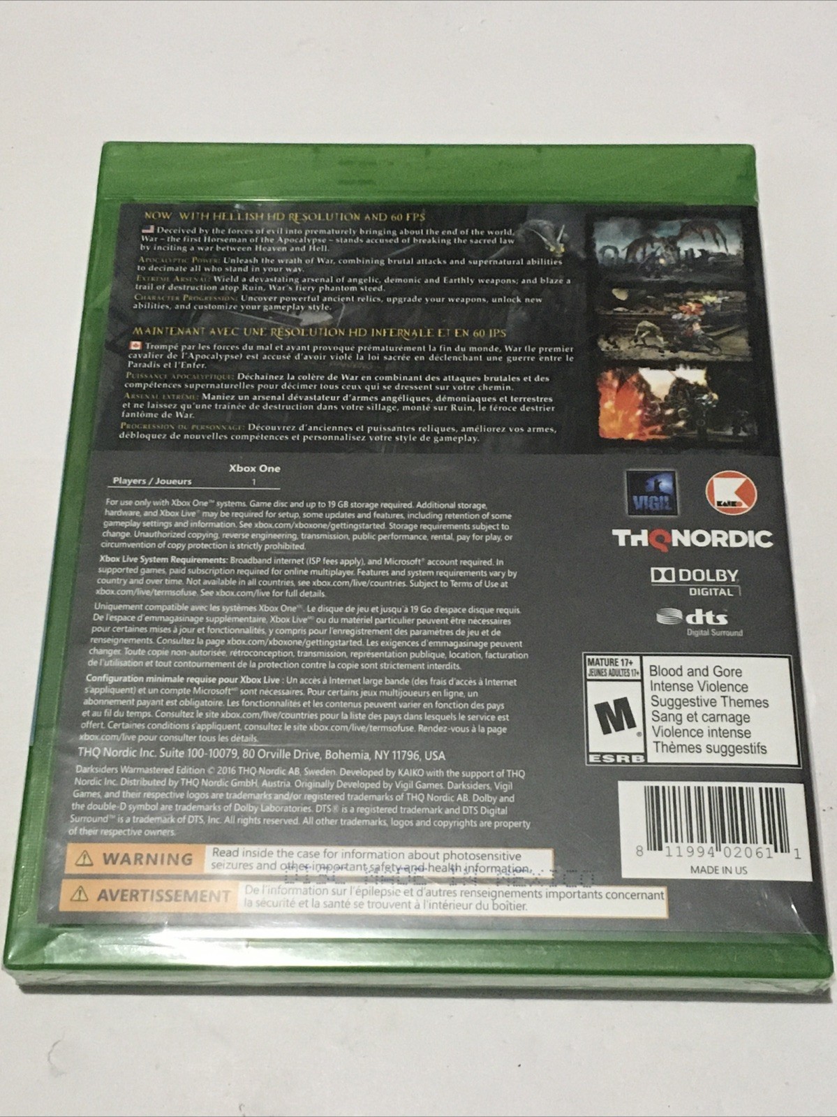 Darksiders Warmastered Edition (Xbox Series X / Xbox One) BRAND NEW